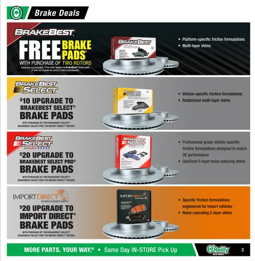 Weekly ad O'Reilly Auto Parts Sales from February 25 to March 24 2026 - Page 3