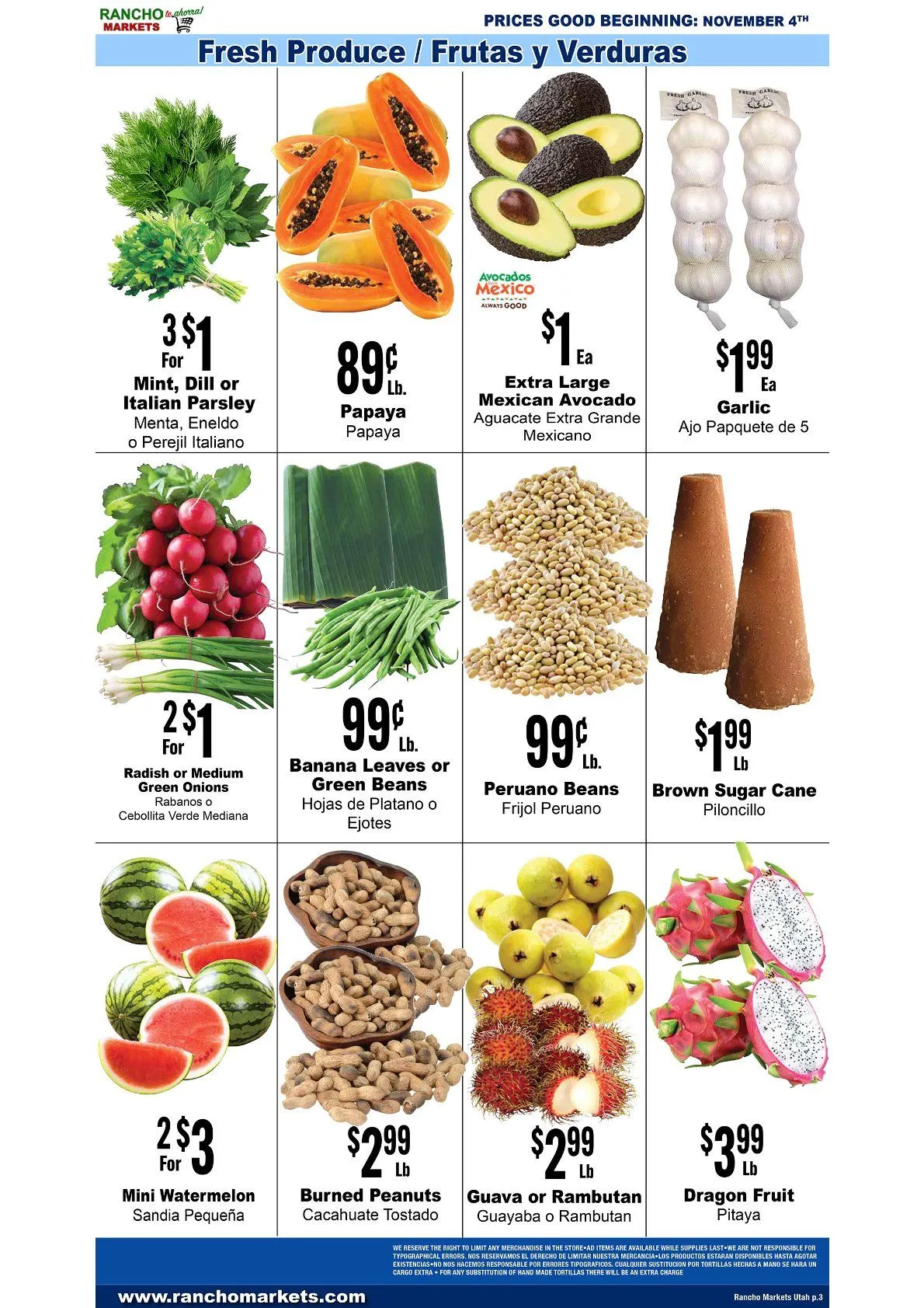 Weekly ad Rancho Markets Sales from November 4 to November 10 2025 - Page 3
