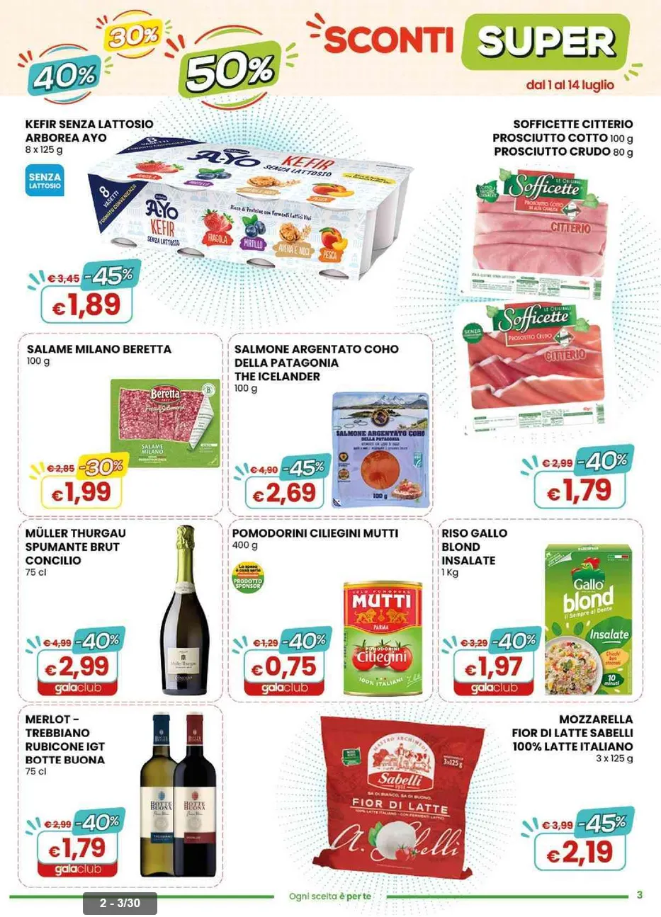  Volantini Gala Supermercati da 1 luglio a 14 luglio di 2026 - Pagina del volantino 3