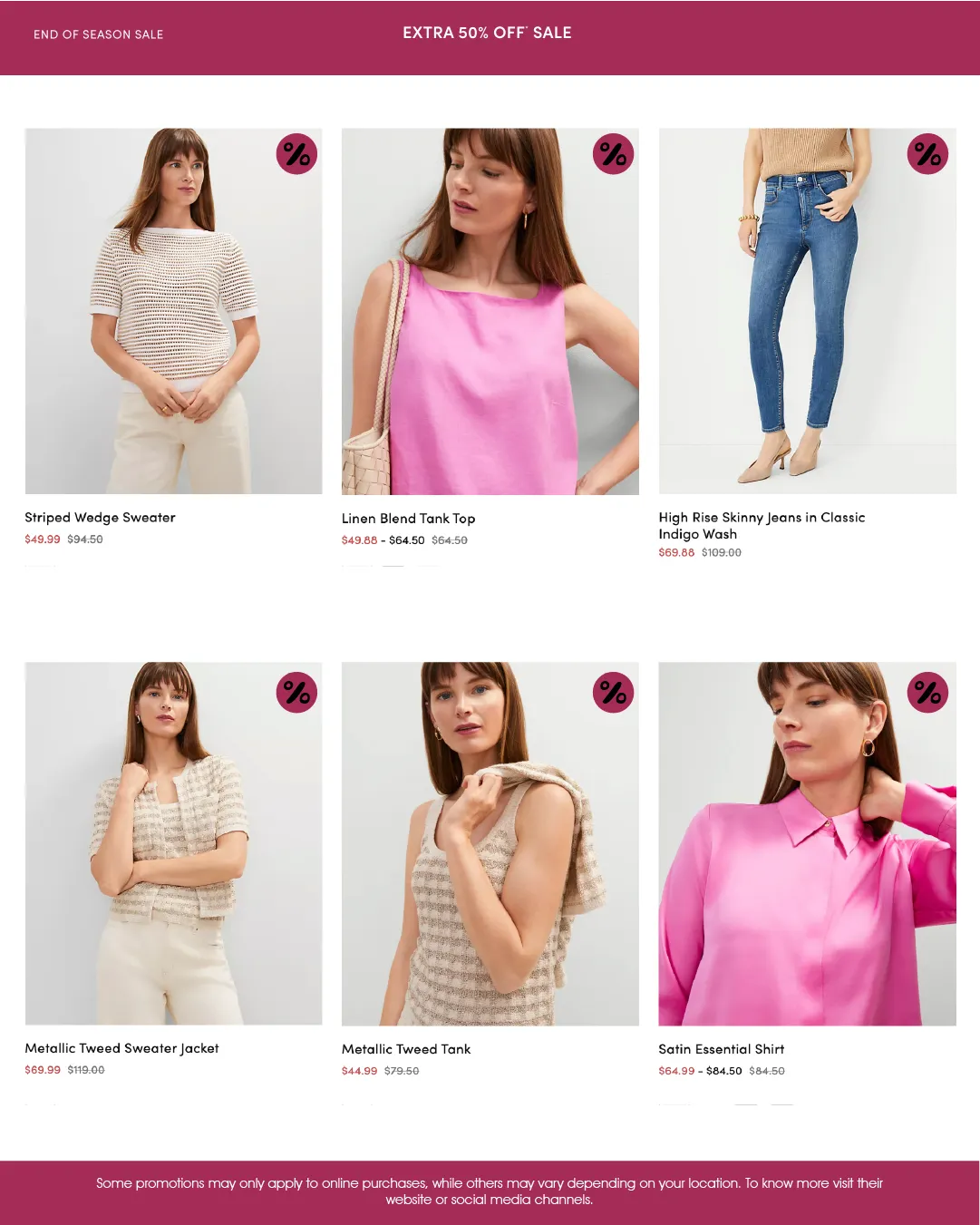 Weekly ad Ann Taylor Sales from September 15 to September 30 2025 - Page 2