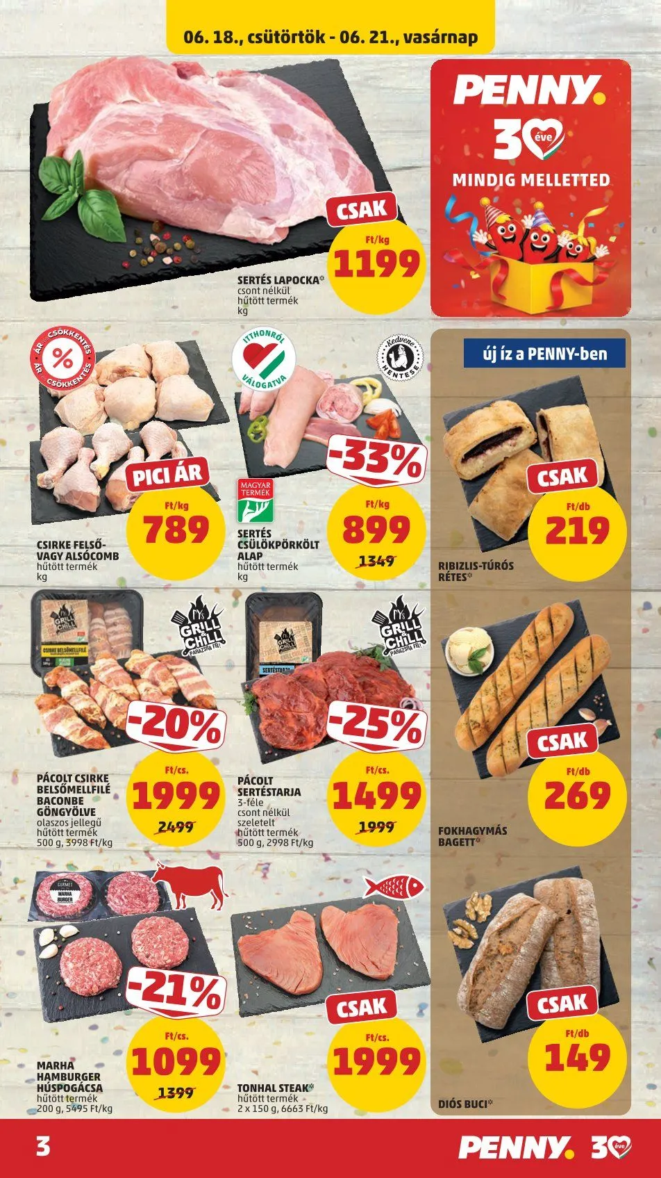 Katalógus  Penny Market legfrissebb ajánlatai június 18.-tól június 24.-ig 2026. - Oldal 3