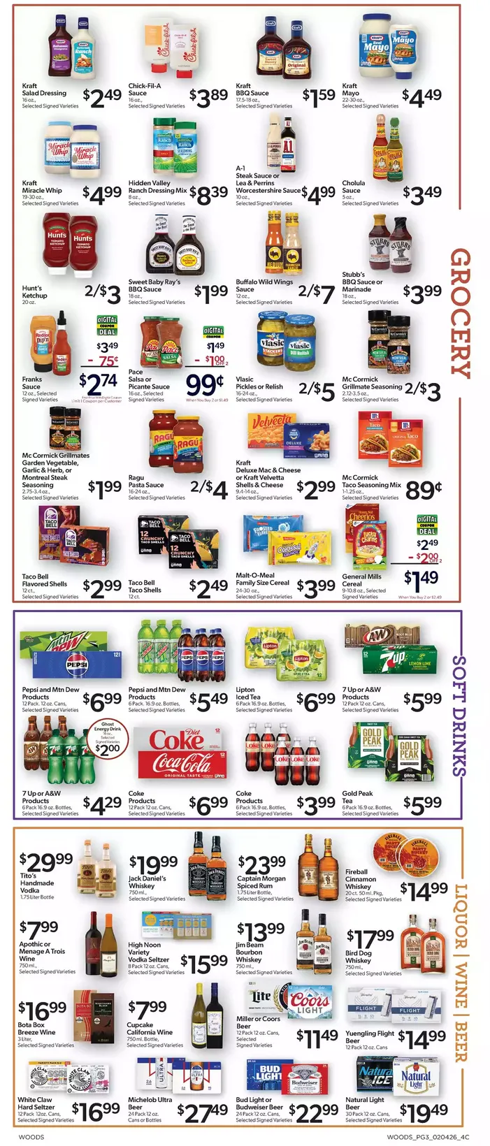 Weekly ad Woods Supermarket Sales from February 4 to February 10 2026 - Page 3