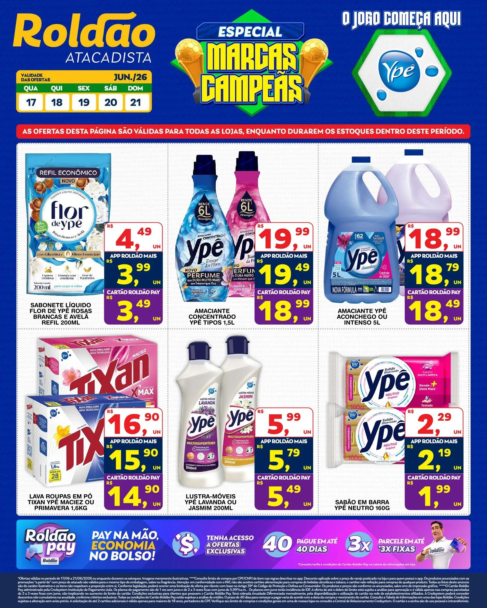 Encarte de  Folhetos Roldão - Promoções imperdíveis! 17 de junho até 22 de junho 2026 - Pagina 3