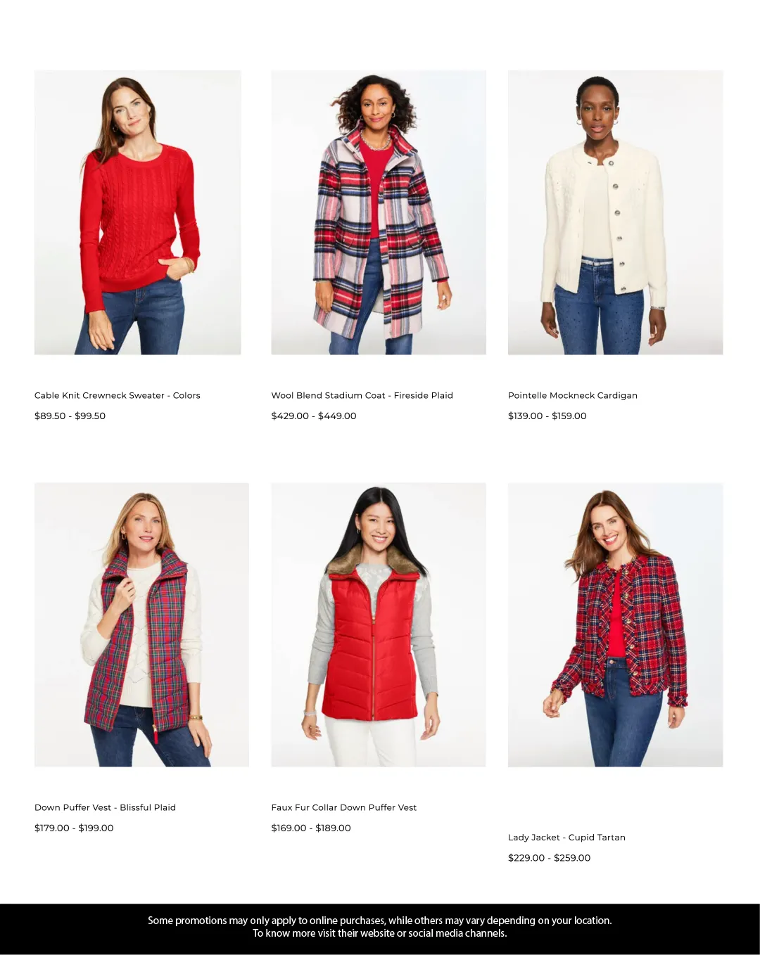 Weekly promotion Talbots Sales spanning from November 20 to November 30 2025 - Page 2 for Catalogue 365