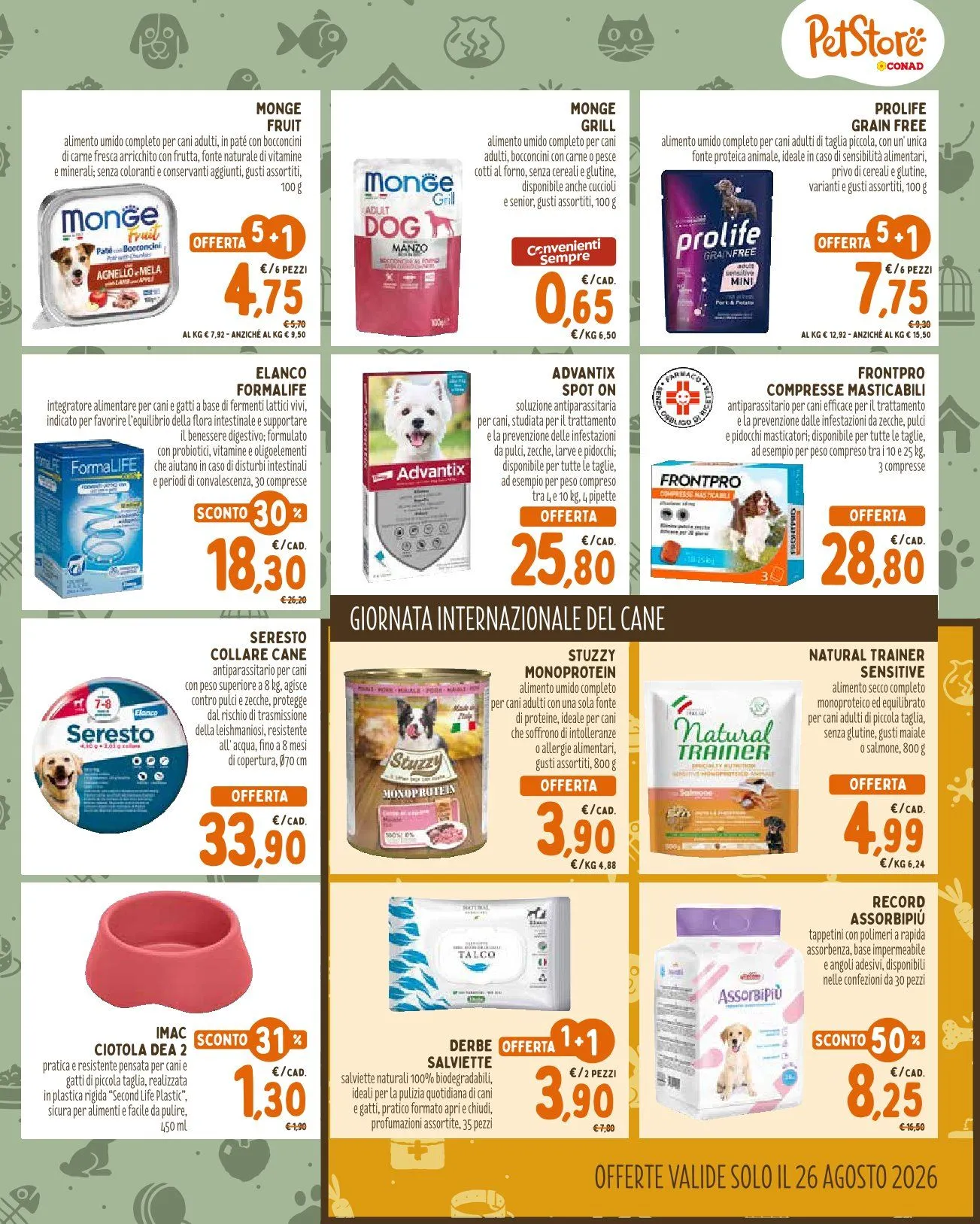 Volantini Pet Store Conad da 29 luglio a 8 settembre di 2026 - Pagina del volantino 3