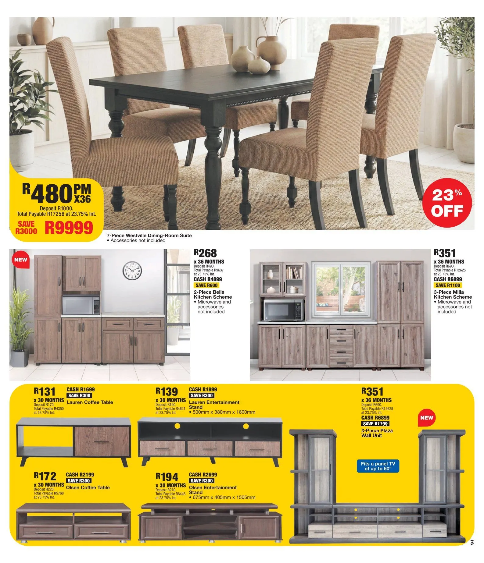 OK Furniture Sales from 16 February to 24 February 2026 - Catalogue Page 3