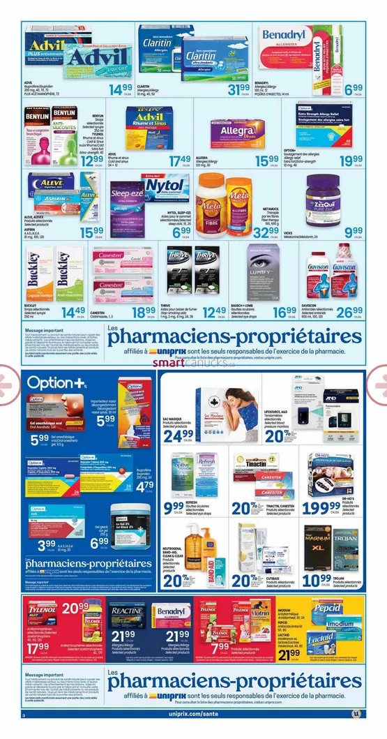 Uniprix Sales from April 23 to April 29 2026 - flyer page 3