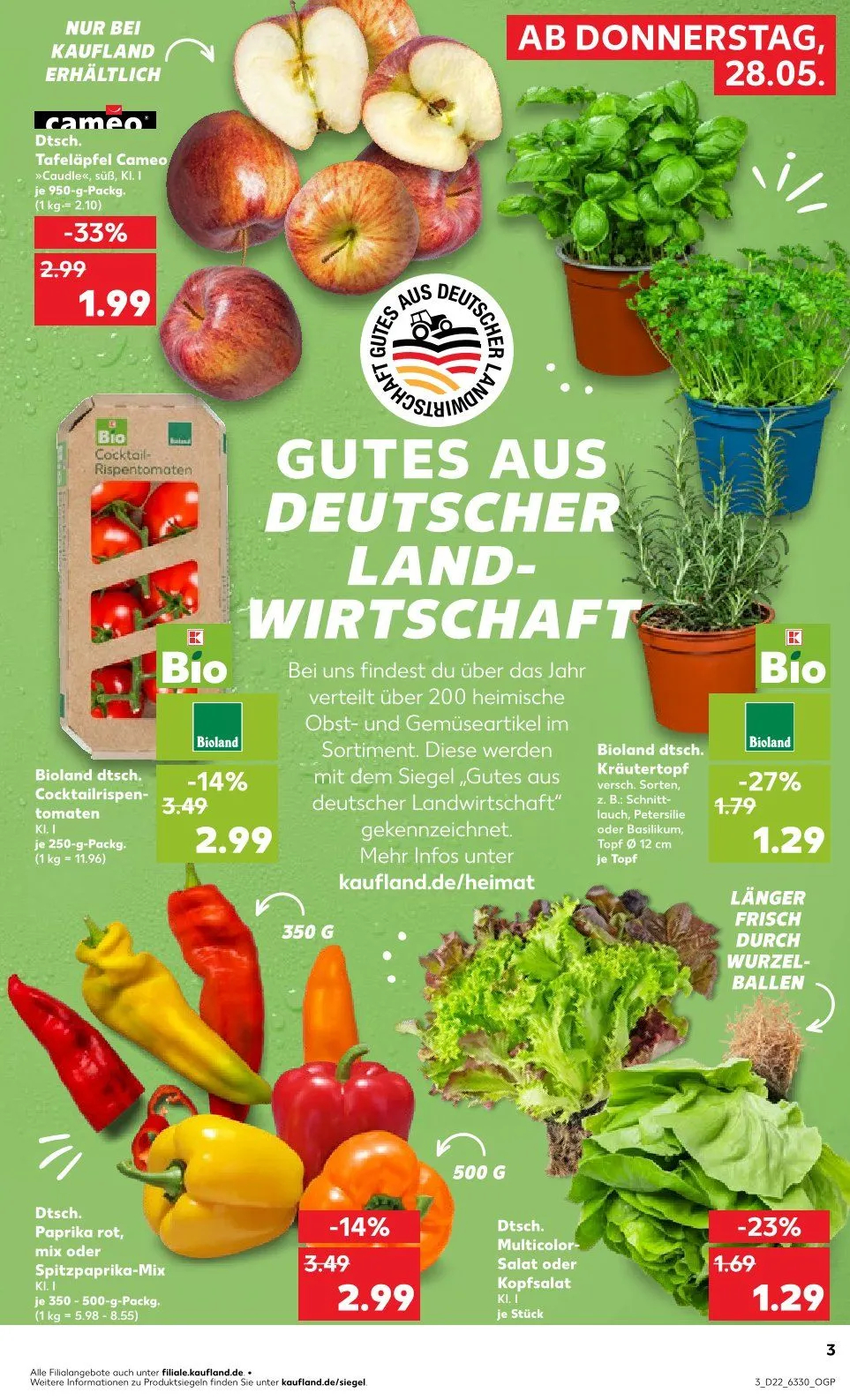 Kaufland Prospekte von 28. Mai bis 3. Juni 2026 - Prospekt seite 3