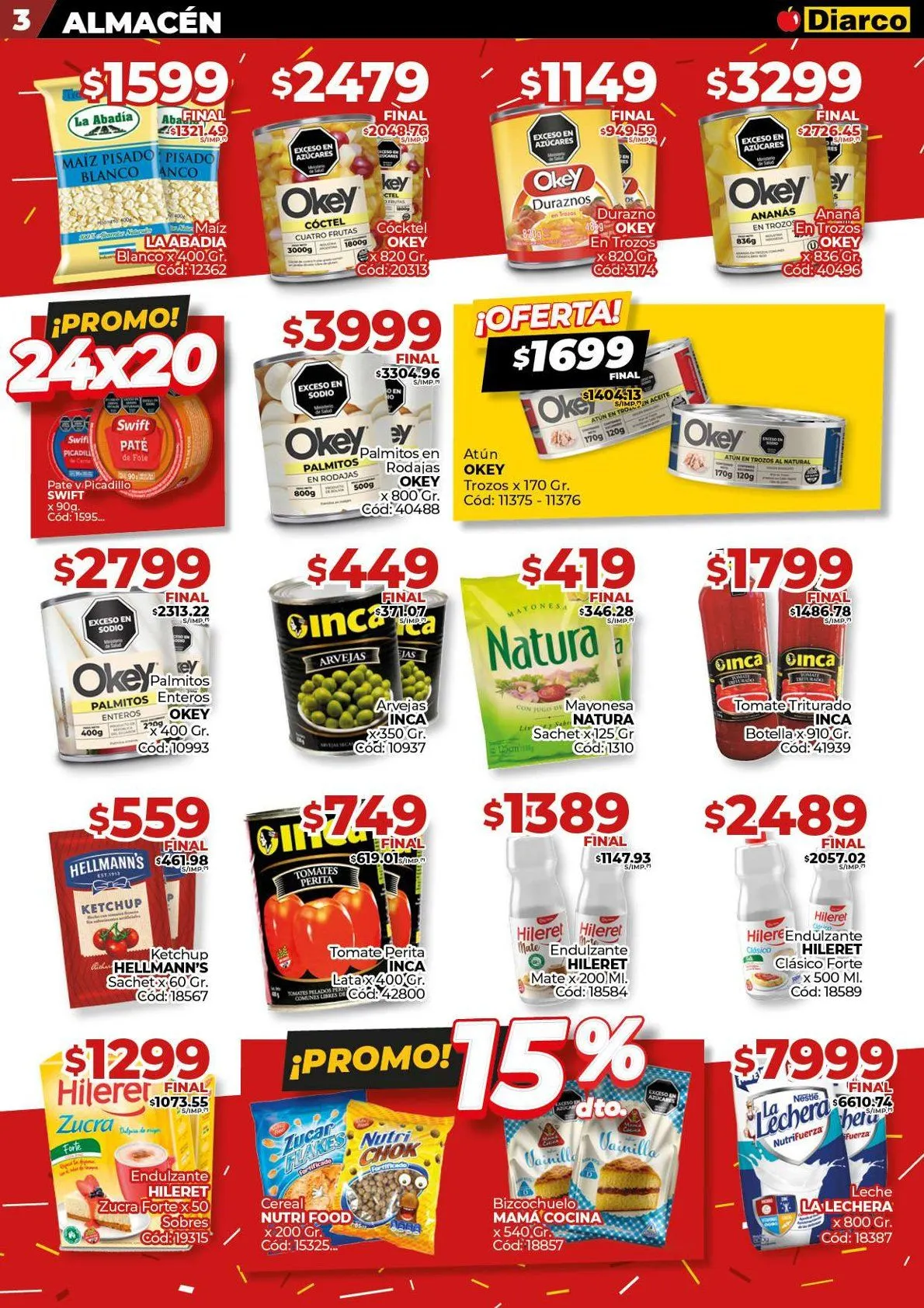 Ofertas de Diarco Ofertas de la semana 21 de julio al 25 de julio 2025 - Página 3 del catálogo