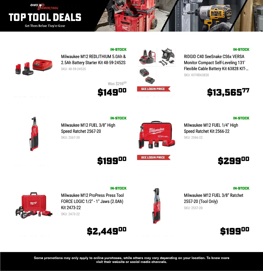 Weekly ad  Ohio Power Tool Sales from April 7 to April 27 2026 - Page 2