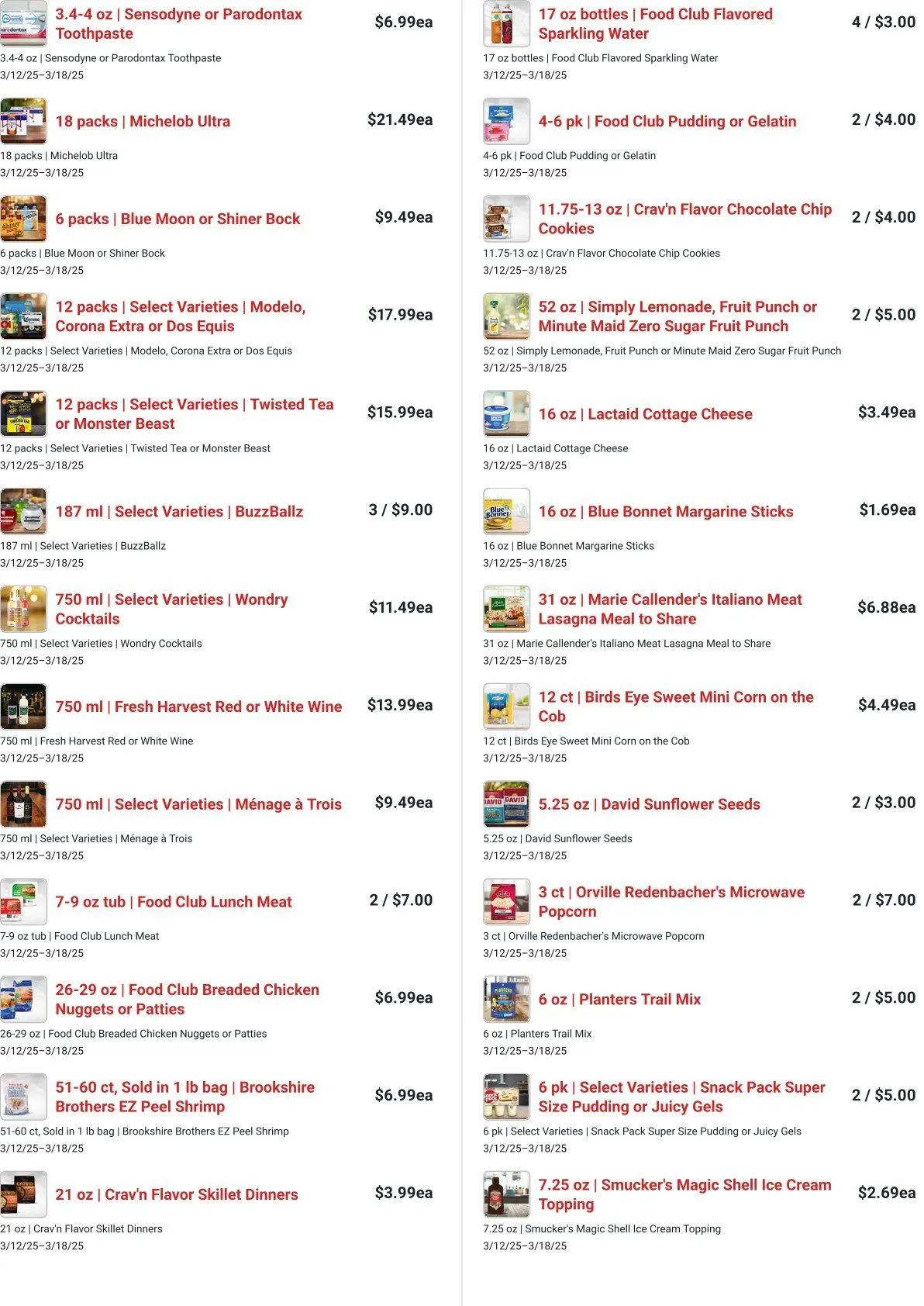 Weekly ad Brookshire Brothers Sales from March 14 to March 16 2025 - Page 3