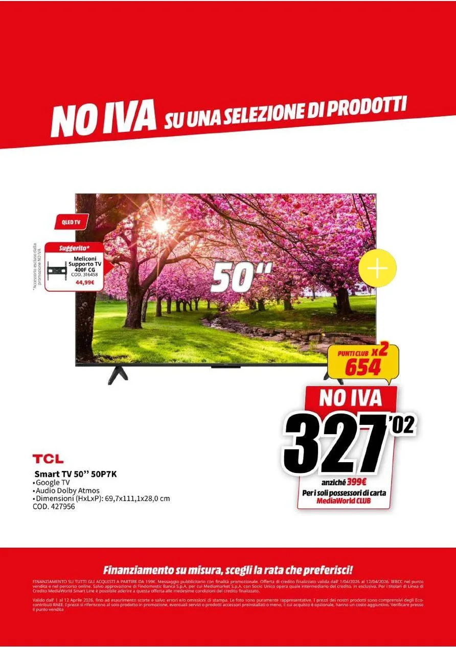 Volantini MEDIAWORLD da 1 aprile a 12 aprile di 2026 - Pagina del volantino 3