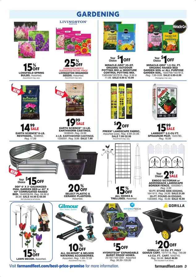Weekly promotion Blain's Farm & Fleet Sales spanning from April 2 to April 12 2026 - Page 3 for Catalogue 365