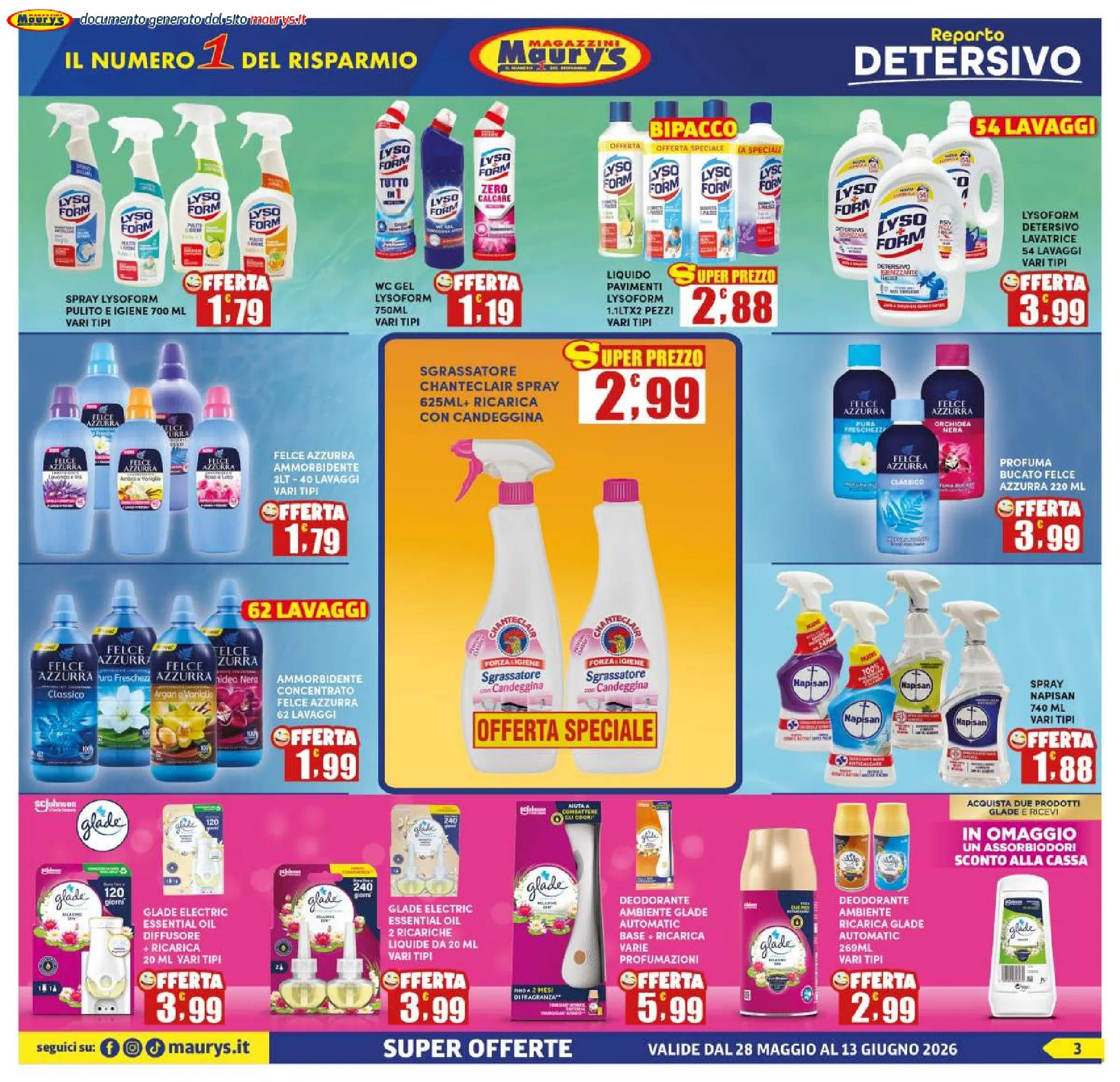 Maury's Volantino da 28 maggio a 13 giugno di 2026 - Pagina del volantino 3