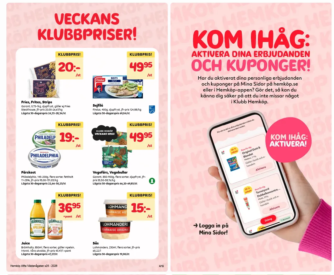 Senaste Hemköp erbjudanden från 15 juni till 20 juni 2026 - Reklamblad sidor 3