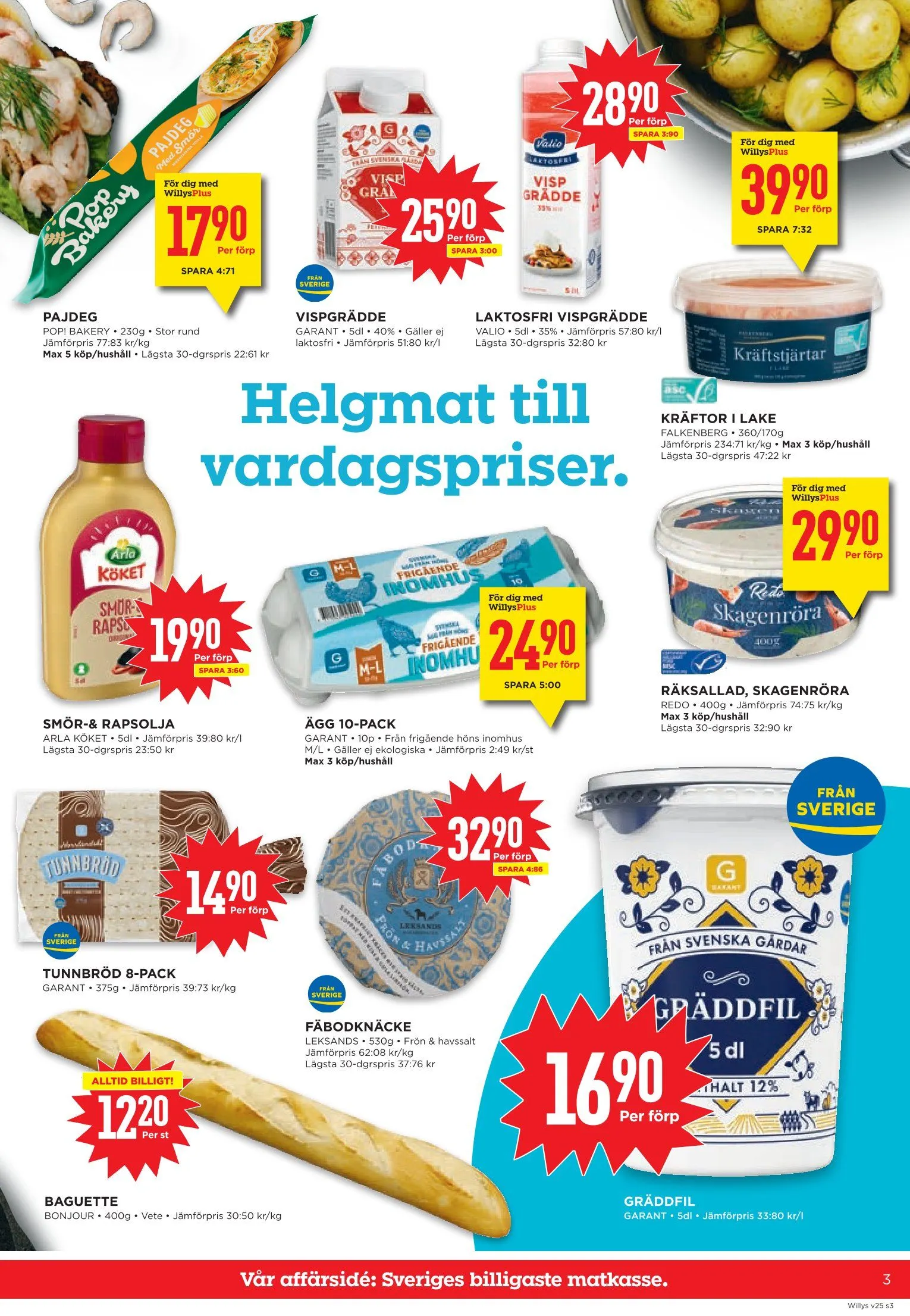 Willys erbjudanden från 15 juni till 21 juni 2026 - Reklamblad sidor 3