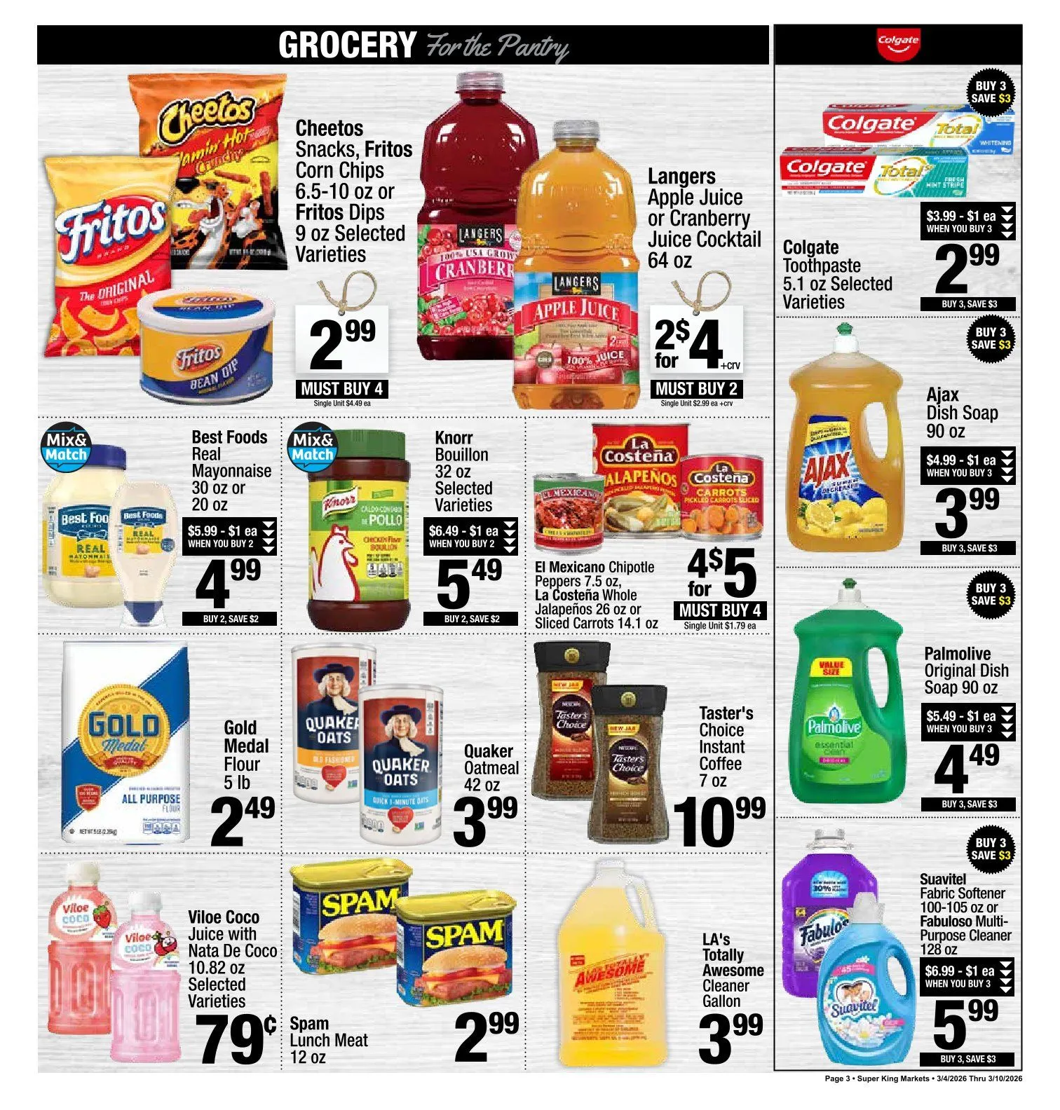 Weekly ad Super King Markets Sales from March 4 to March 10 2026 - Page 3