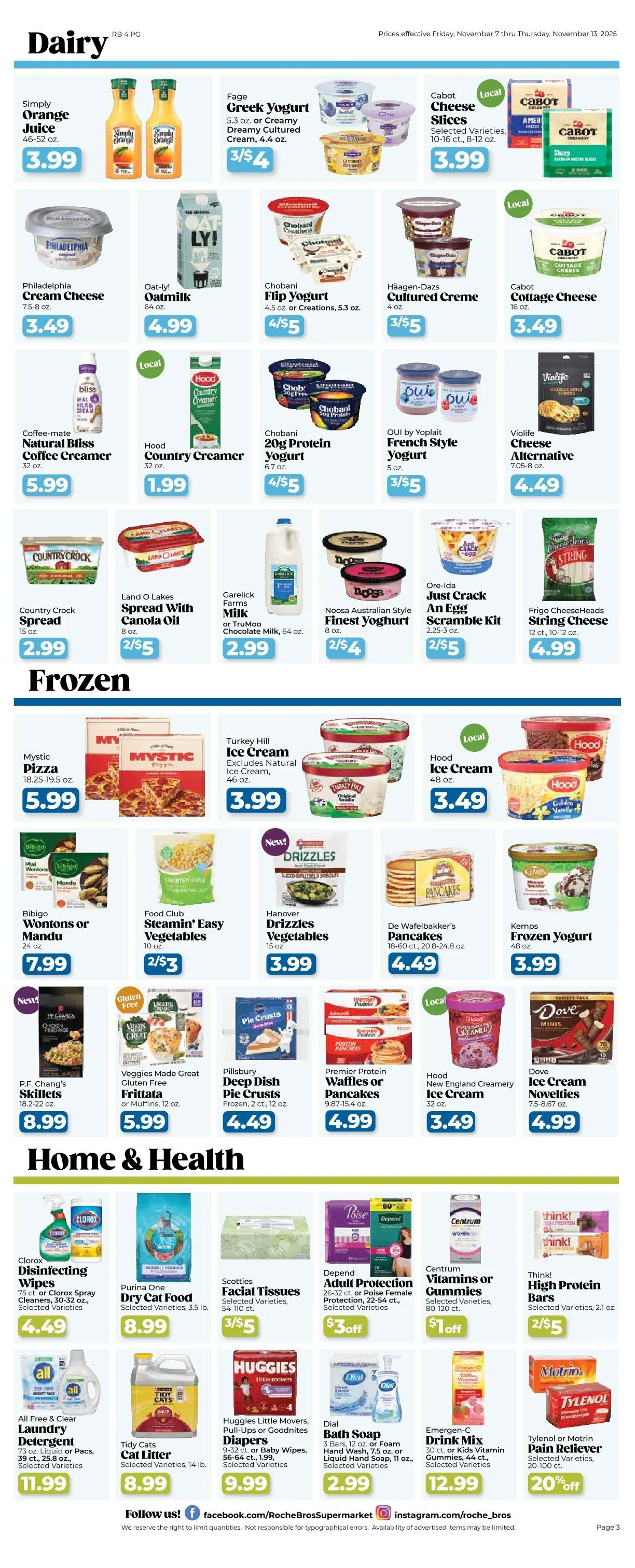 Weekly ad Roche Bros. Sales from November 7 to November 13 2025 - Page 3