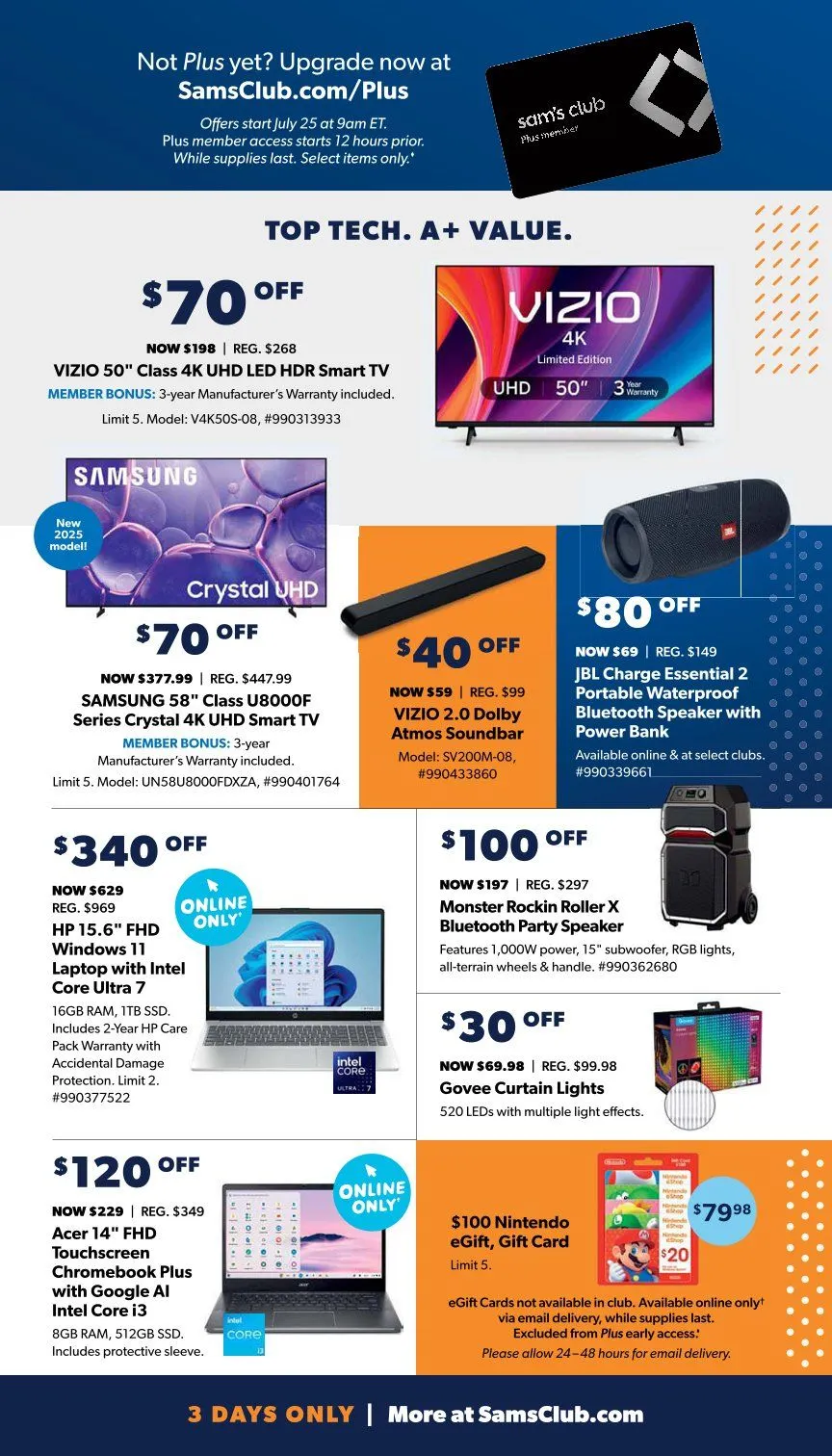 Weekly ad Sam's Club Sales from July 23 to August 17 2025 - Page 3