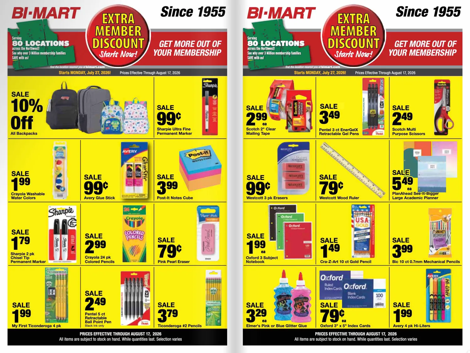 Weekly ad BI-MART Sales from July 27 to August 17 2026 - Page 3