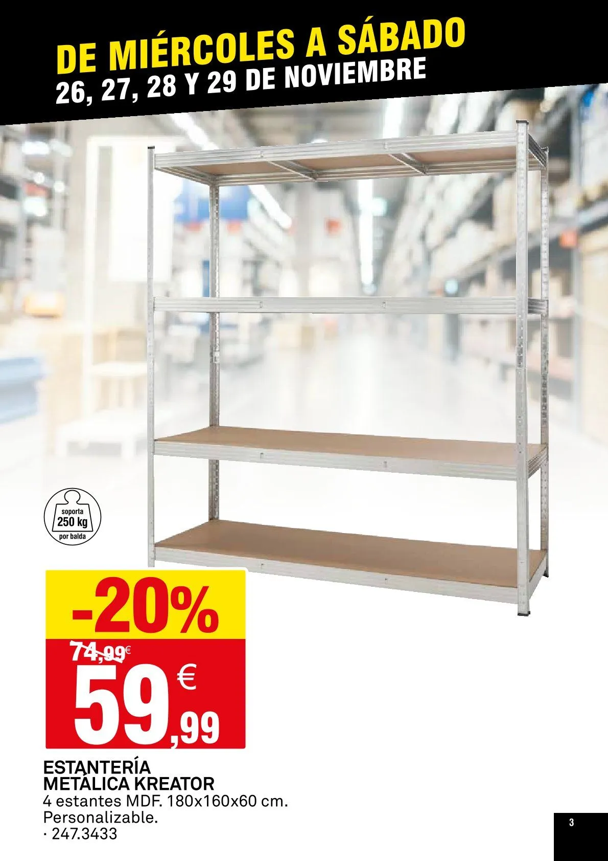 Catálogo de Bricoking Ofertas 26 de noviembre al 29 de noviembre 2025 - Página 3