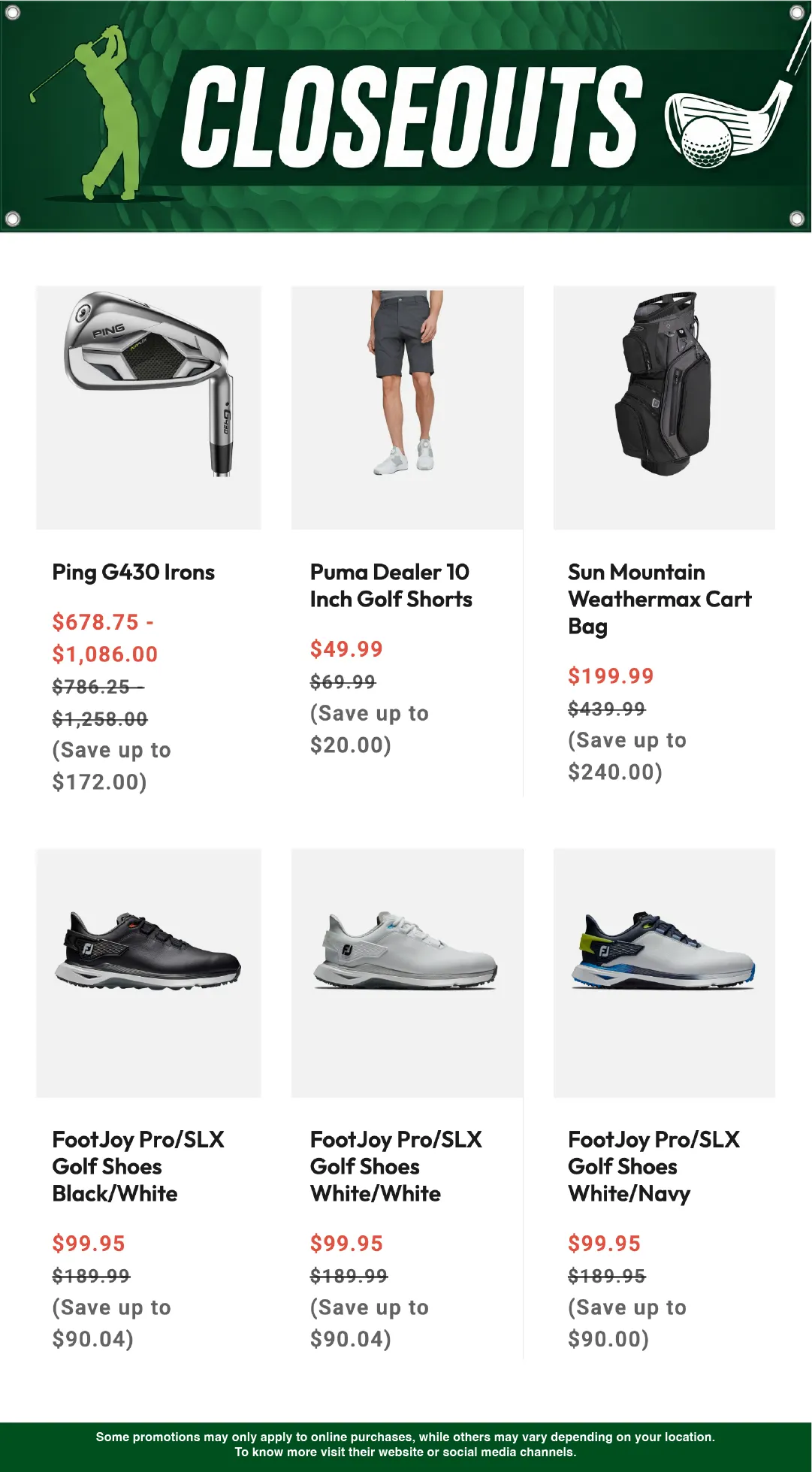 Weekly ad Golf Discount Sales from February 18 to March 4 2026 - Page 2