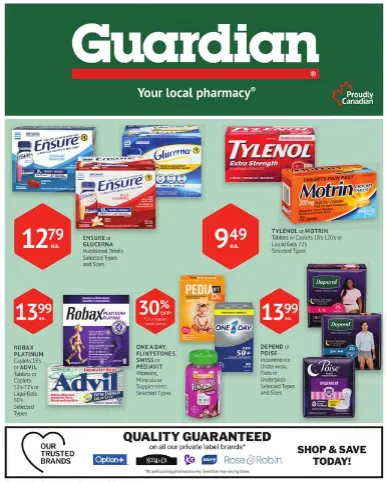 Guardian Pharmacy Sales from November 28 to December 25 2025 - flyer page 