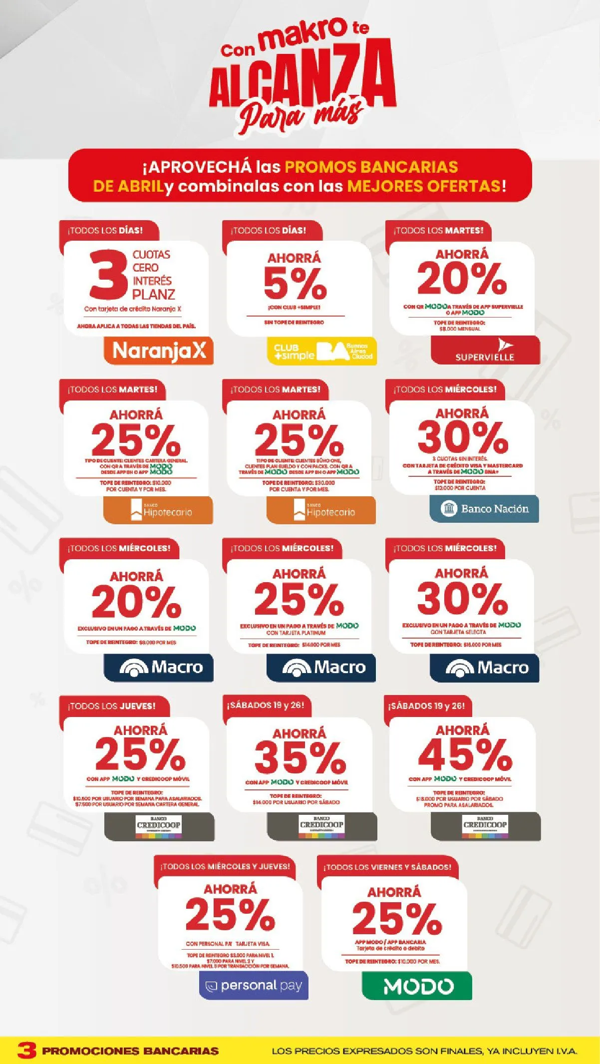 Ofertas de Makro Ofertas 10 de abril al 16 de abril 2025 - Página 3 del catálogo