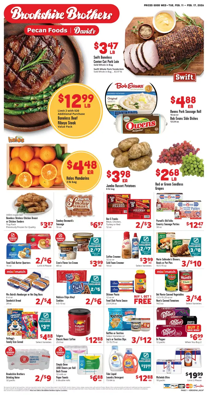 Weekly ad Brookshire Brothers Sales from February 11 to February 17 2026 - Page 3