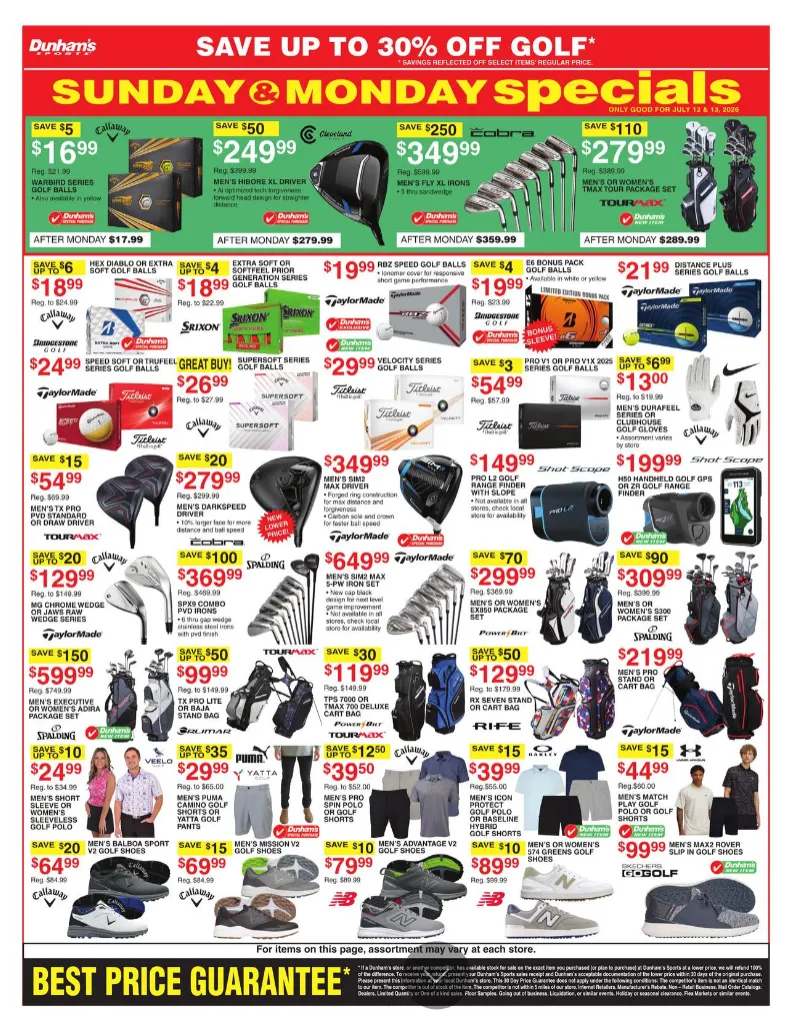 Weekly ad Dunham's Sports Sales from July 11 to July 16 2026 - Page 3