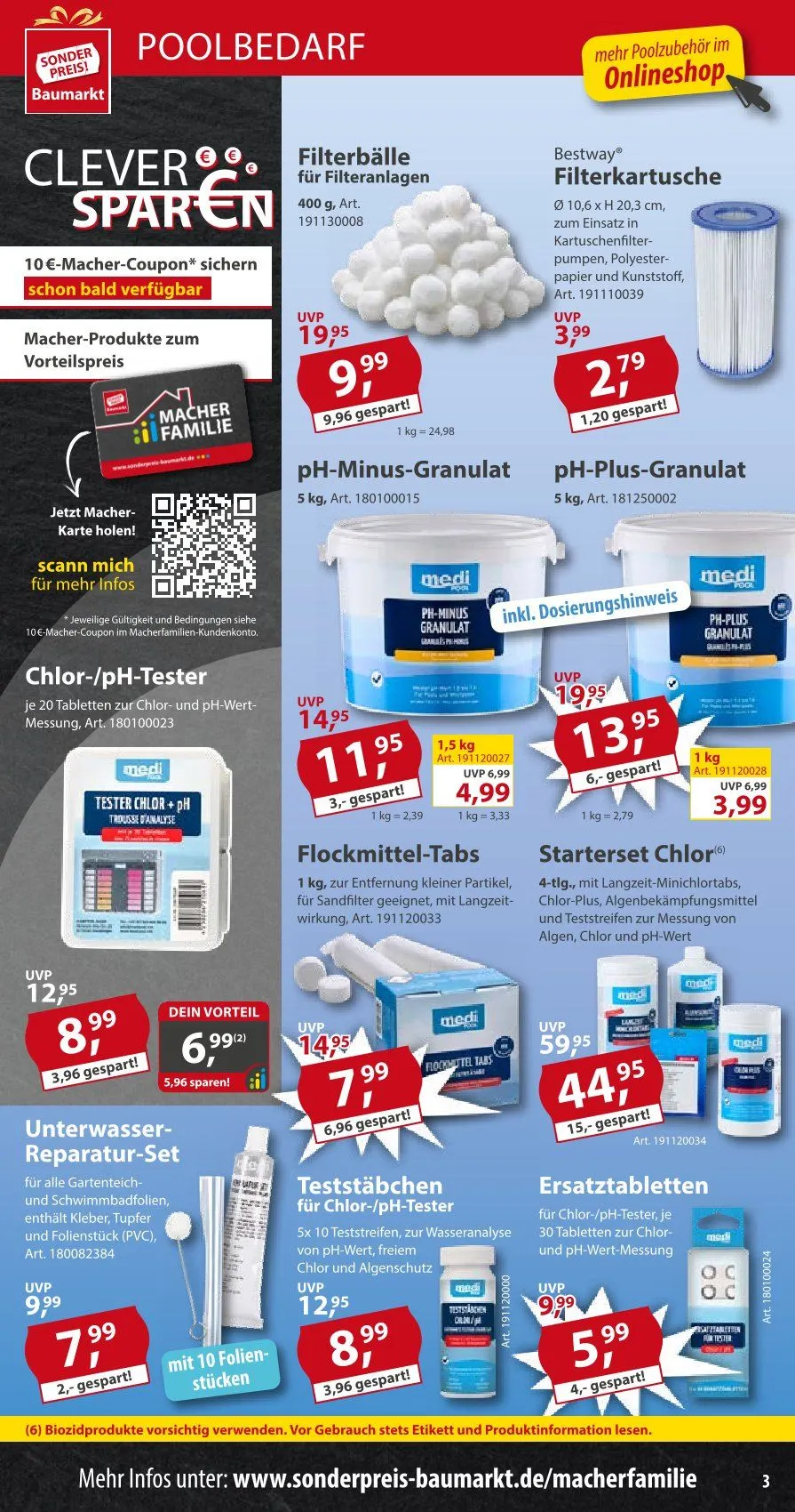 Sonderpreis-Baumarkt Prospekt von 26. April bis 2. Mai 2025 - Prospekt seite 3