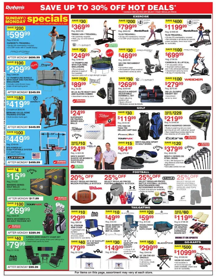 Weekly ad Dunham's Sports Sales from September 20 to September 25 2025 - Page 3
