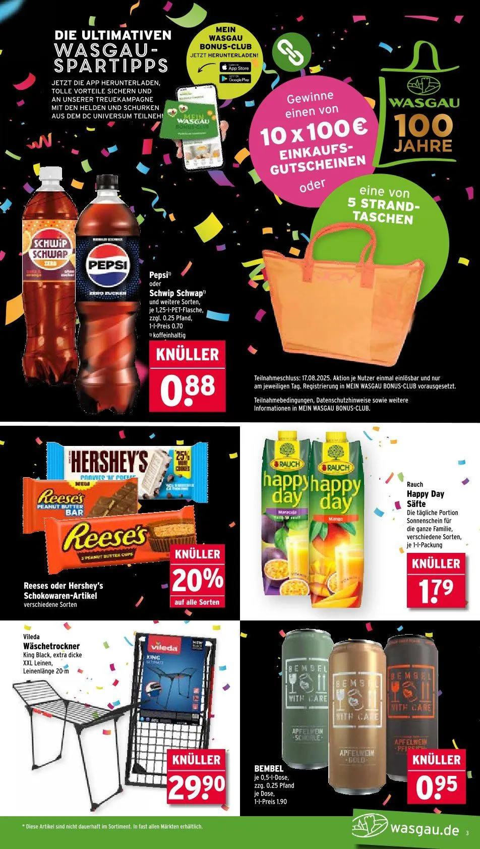 Wasgau Prospekte von 11. August bis 16. August 2025 - Prospekt seite 3