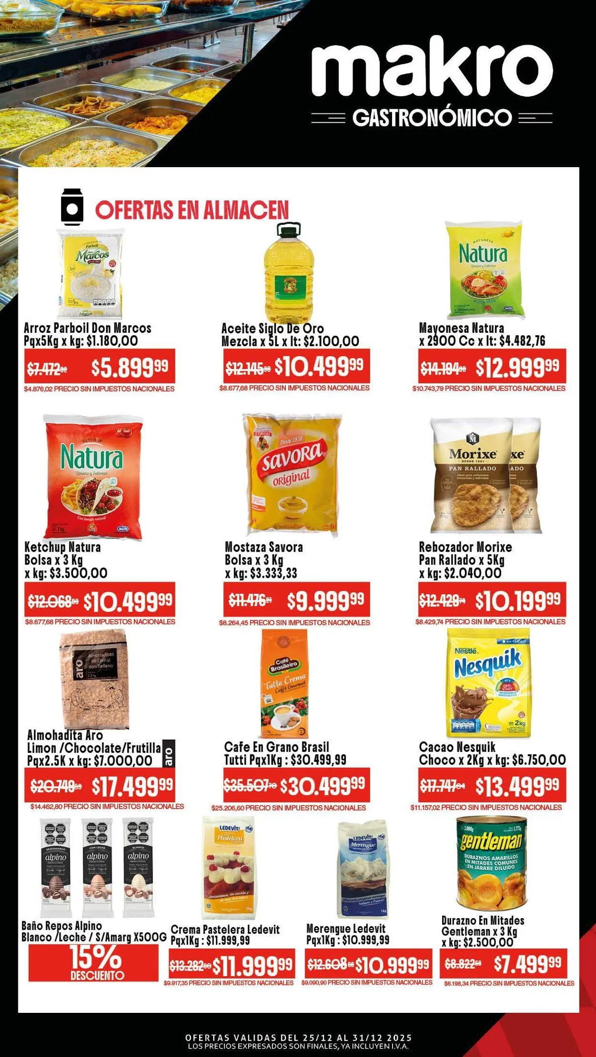 Ofertas de Makro Ofertas 26 de diciembre al 31 de diciembre 2025 - Página 3 del catálogo