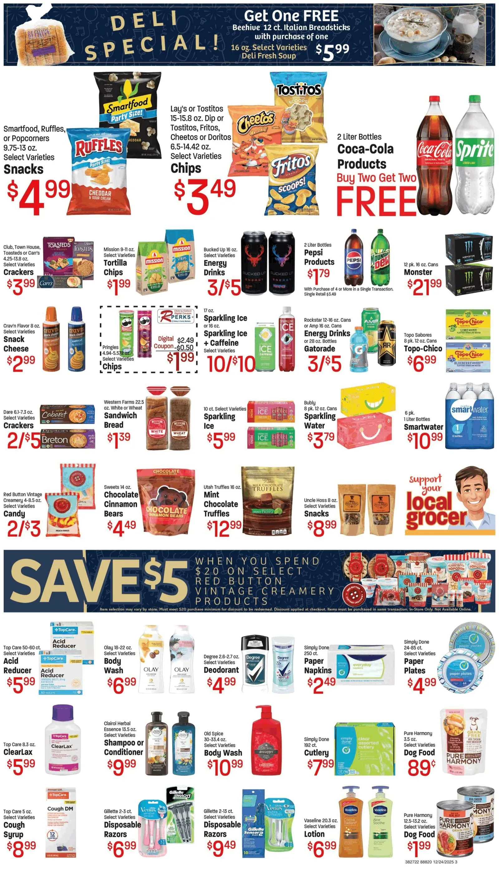Weekly ad Ridley's Family Markets Sales from December 26 to January 5 2026 - Page 3