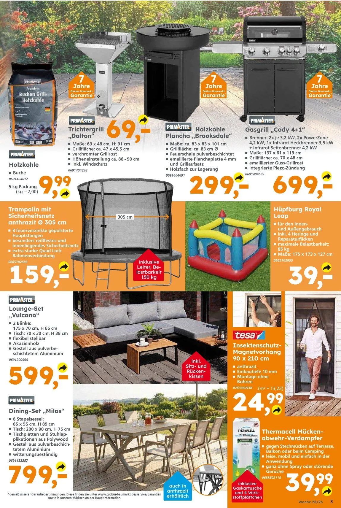 Globus Baumarkt Angebote von 5. Juli bis 11. Juli 2026 - Prospekt seite 3