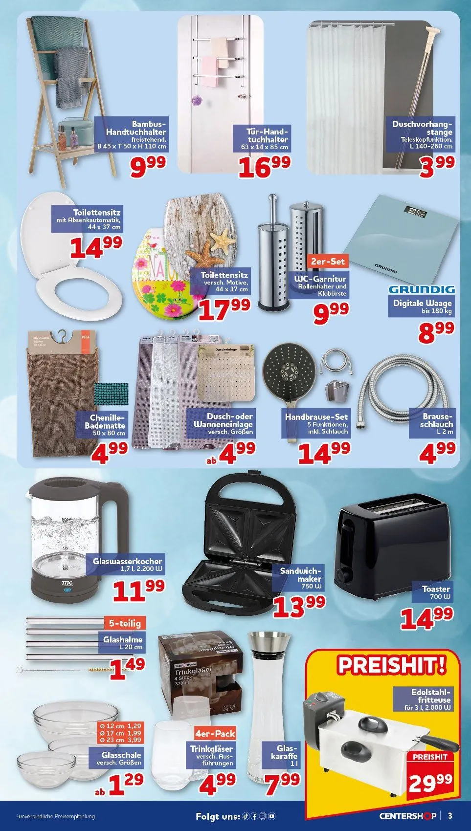 CENTERSHOP Prospekte von 13. Juli bis 18. Juli 2026 - Prospekt seite 3