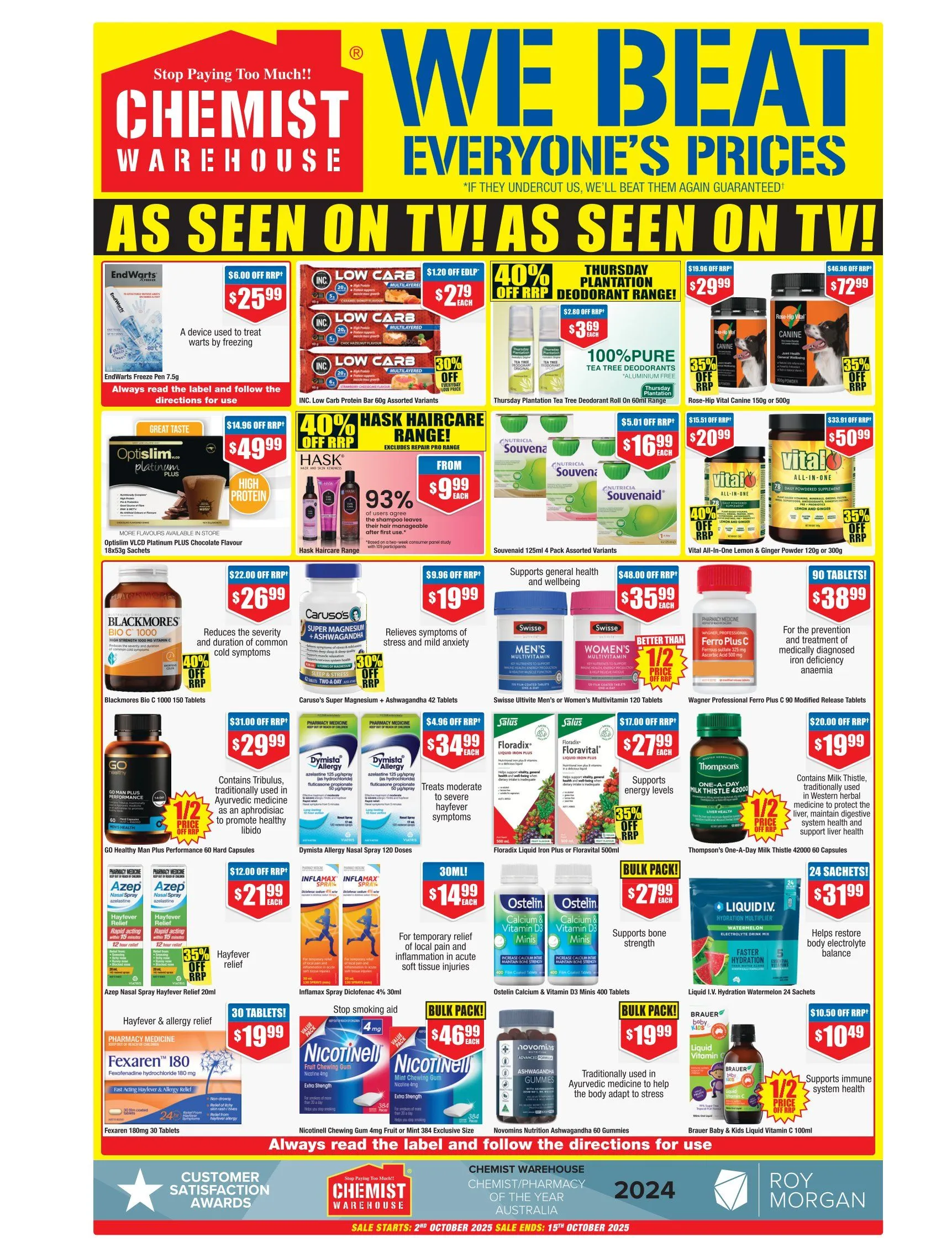 Chemist Warehouse Catalogues - Catalogue valid from 2 October to 29 October 2025 - page 3