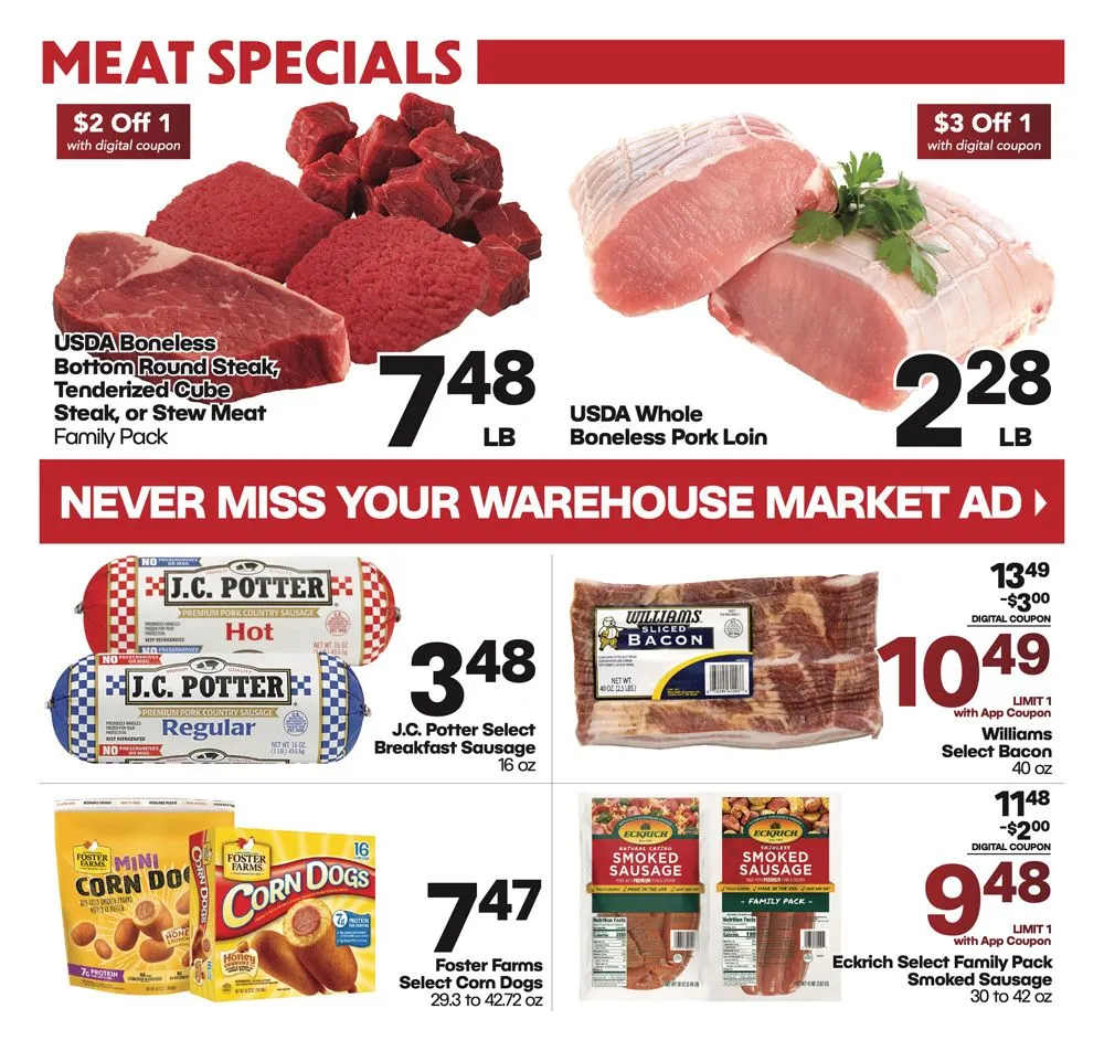 Weekly ad Warehouse Market Sales from August 6 to August 13 2025 - Page 2