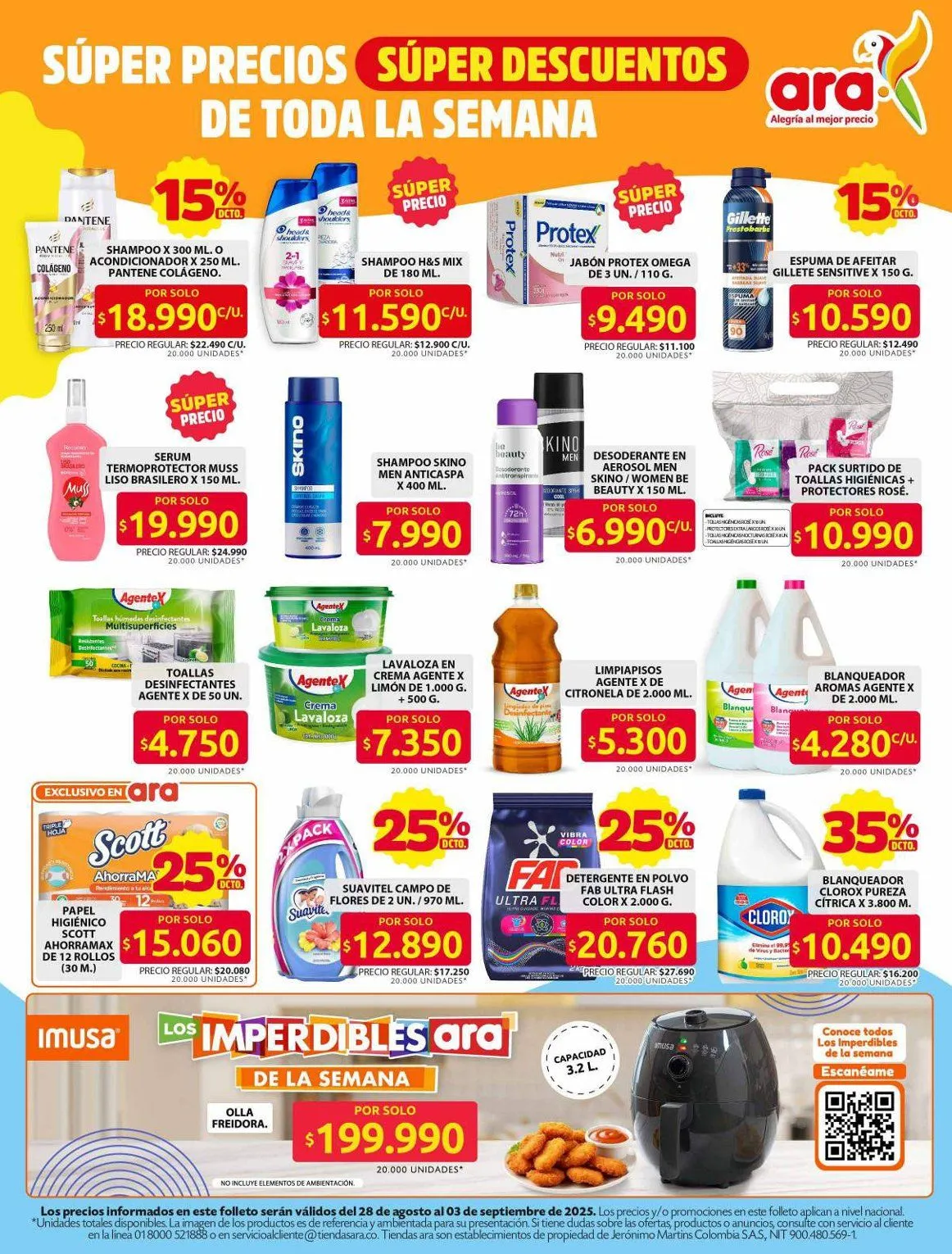 Catalogo de Oferta especial de Ara 28 de agosto al 8 de septiembre 2025 - Pag 3