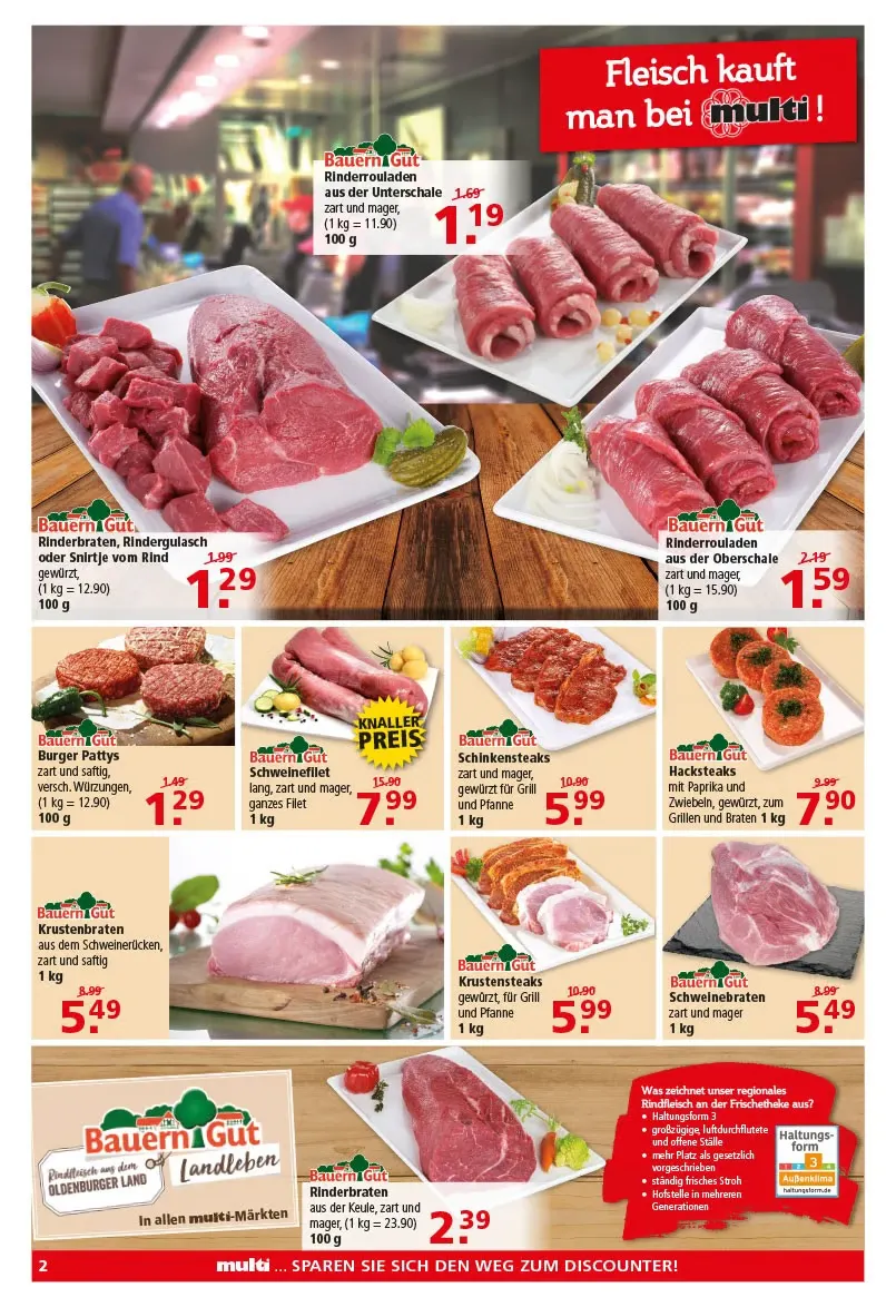 DE - Multi Markt Angebote von 7. April bis 12. April 2025 - Prospekt seite 2