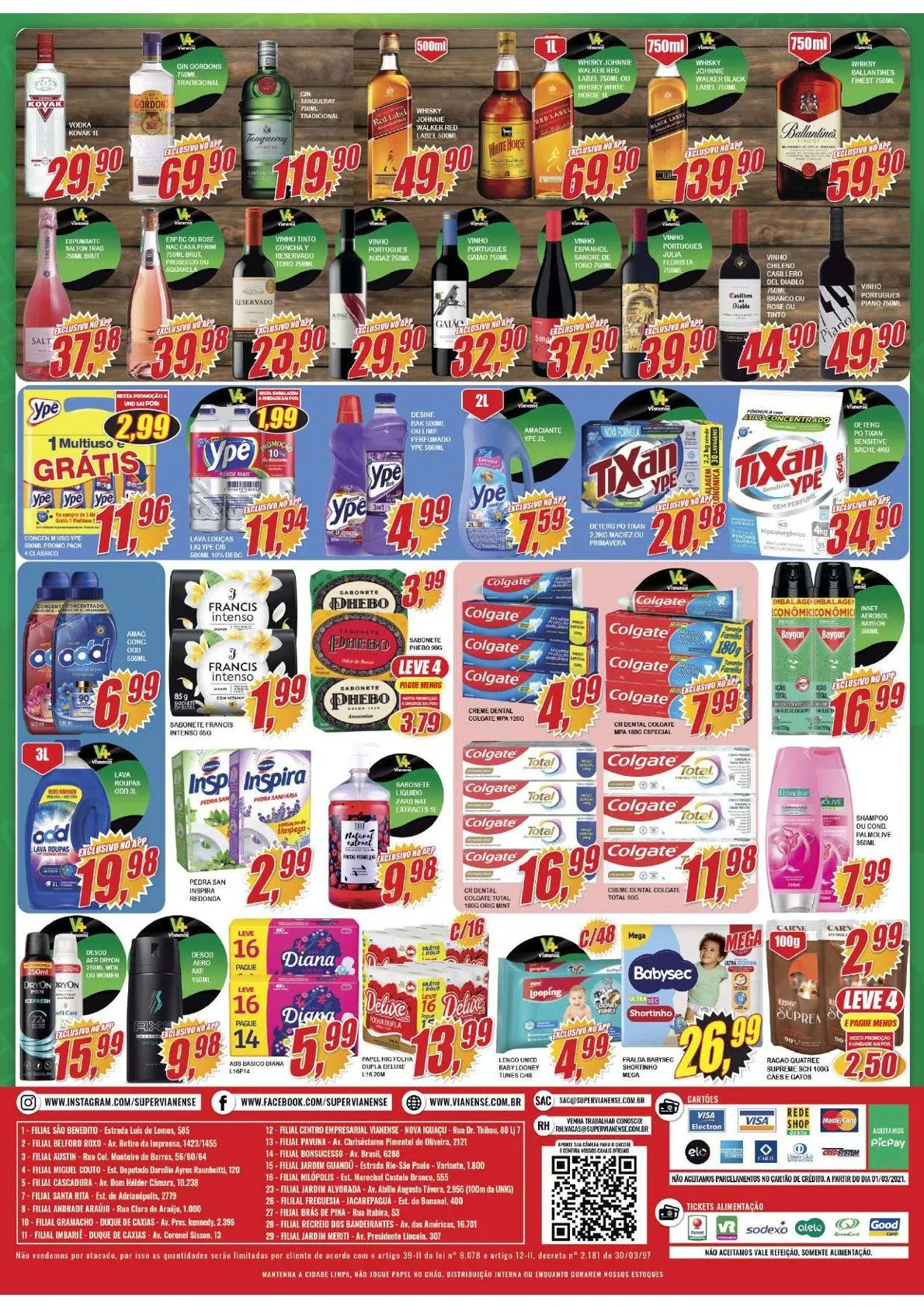 Encarte de Folhetos Vianense Supermercados 14 de abril até 16 de abril 2026 - Pagina 3