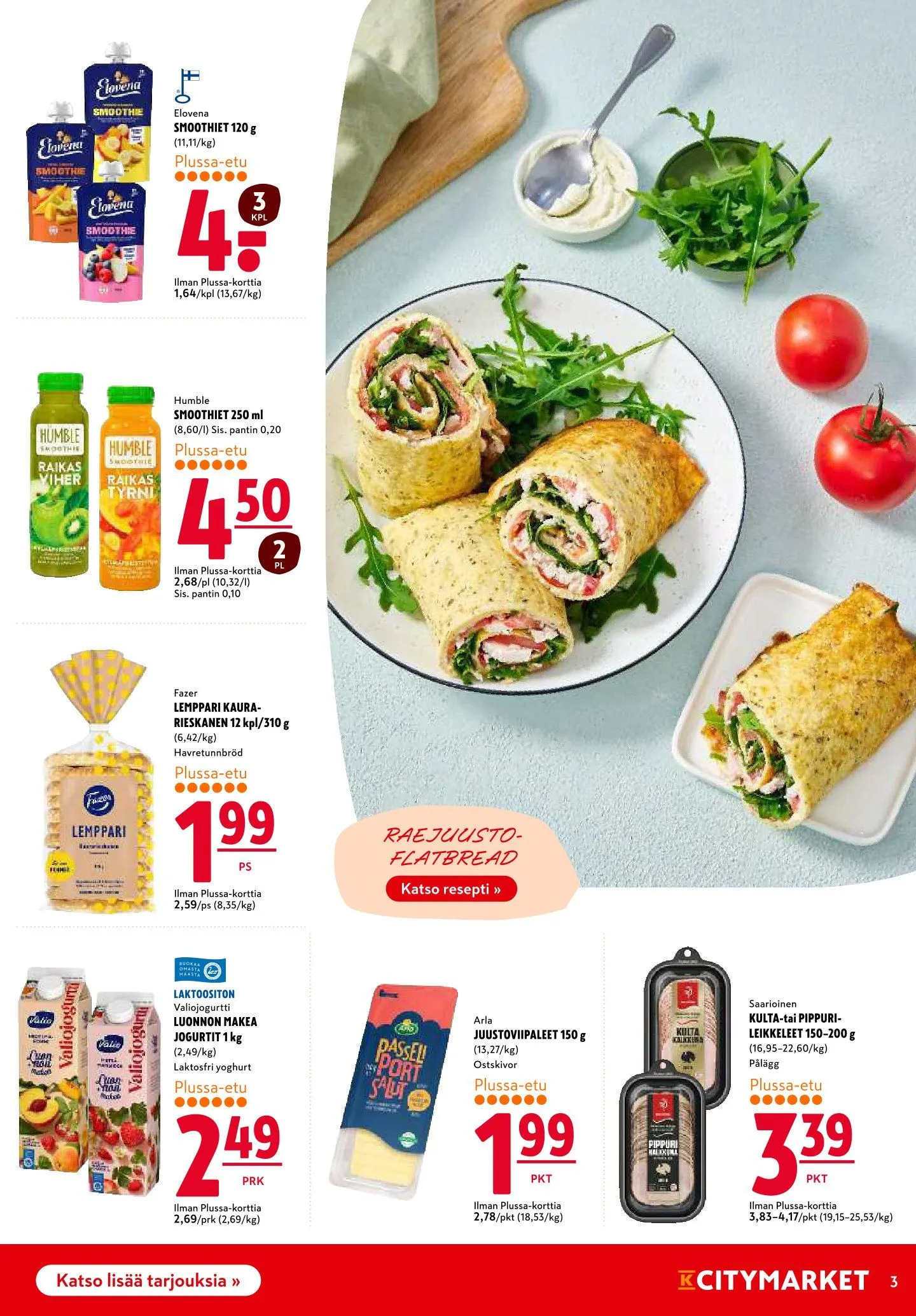 Kaupan K-Citymarket uusimmat tarjoukset voimassa alkaen 19. helmikuuta - 22. helmikuuta 2026 - Tarjouslehti sivu 3