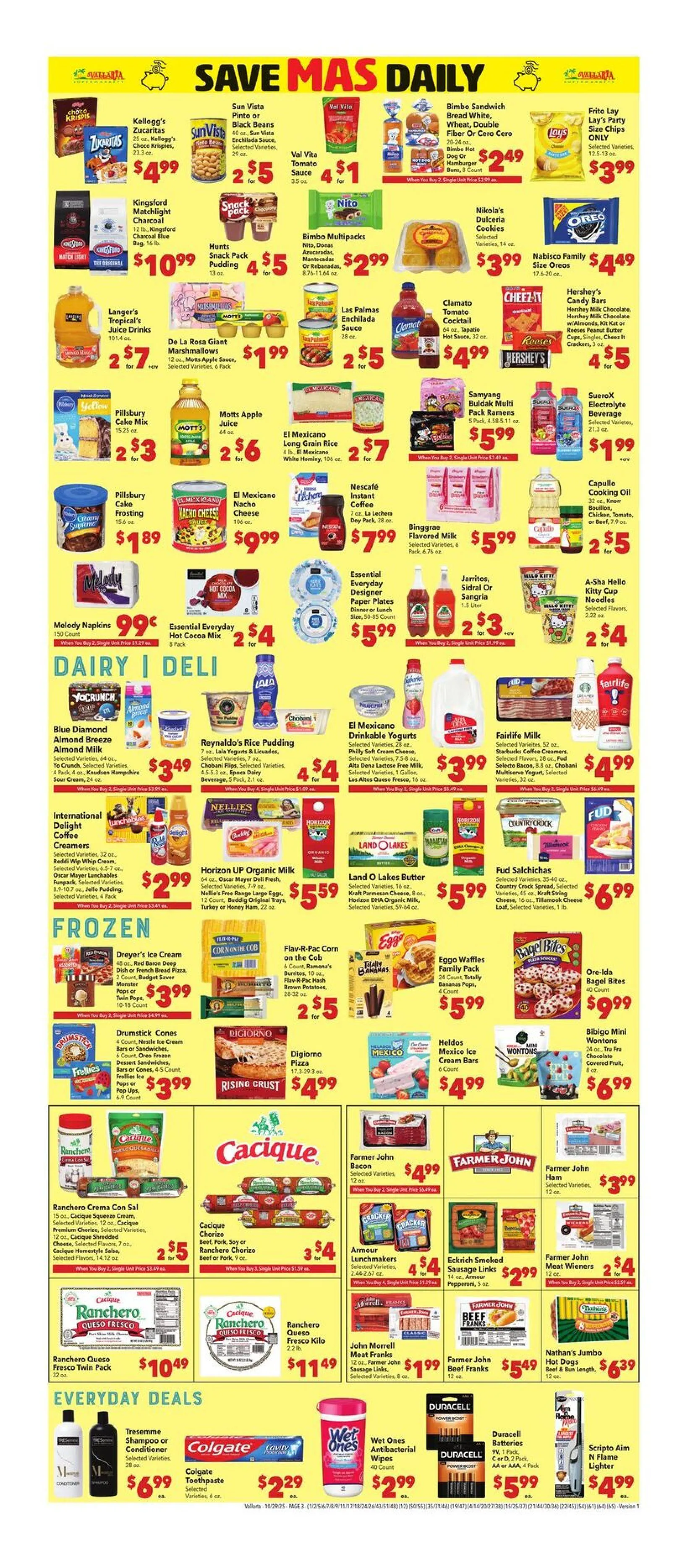 Weekly ad Vallarta Sales from October 29 to November 4 2025 - Page 3