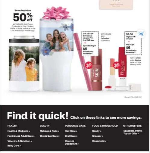Weekly promotion CVS Health Sales spanning from May 3 to May 11 2026 - Page 3 for Catalogue 365