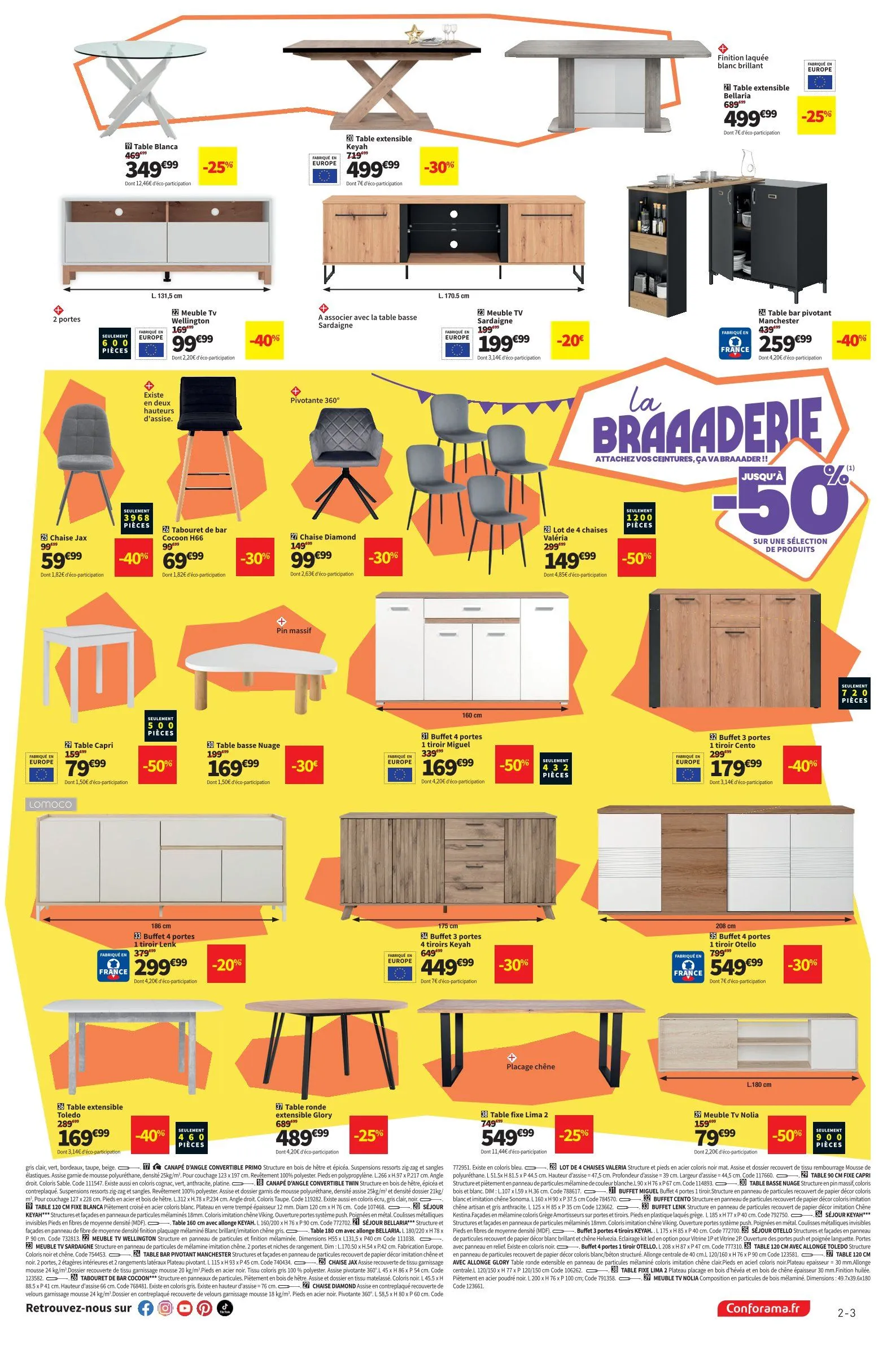 Catalogues Conforama du 31 mars au 27 avril 2026 - Catalogue page 3