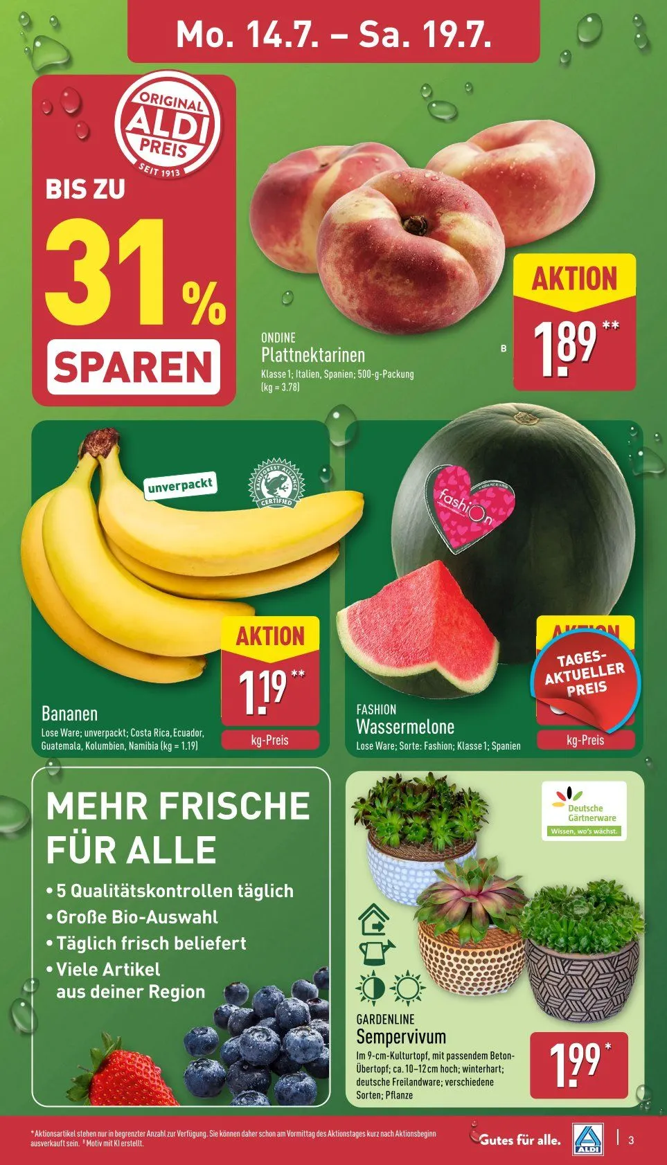 ALDI Nord Angebote von 14. Juli bis 19. Juli 2025 - Prospekt seite 3