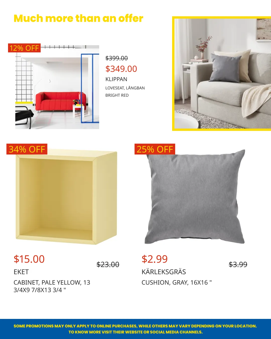 Weekly promotion IKEA Sales spanning from April 1 to April 20 2026 - Page 3 for Catalogue 365