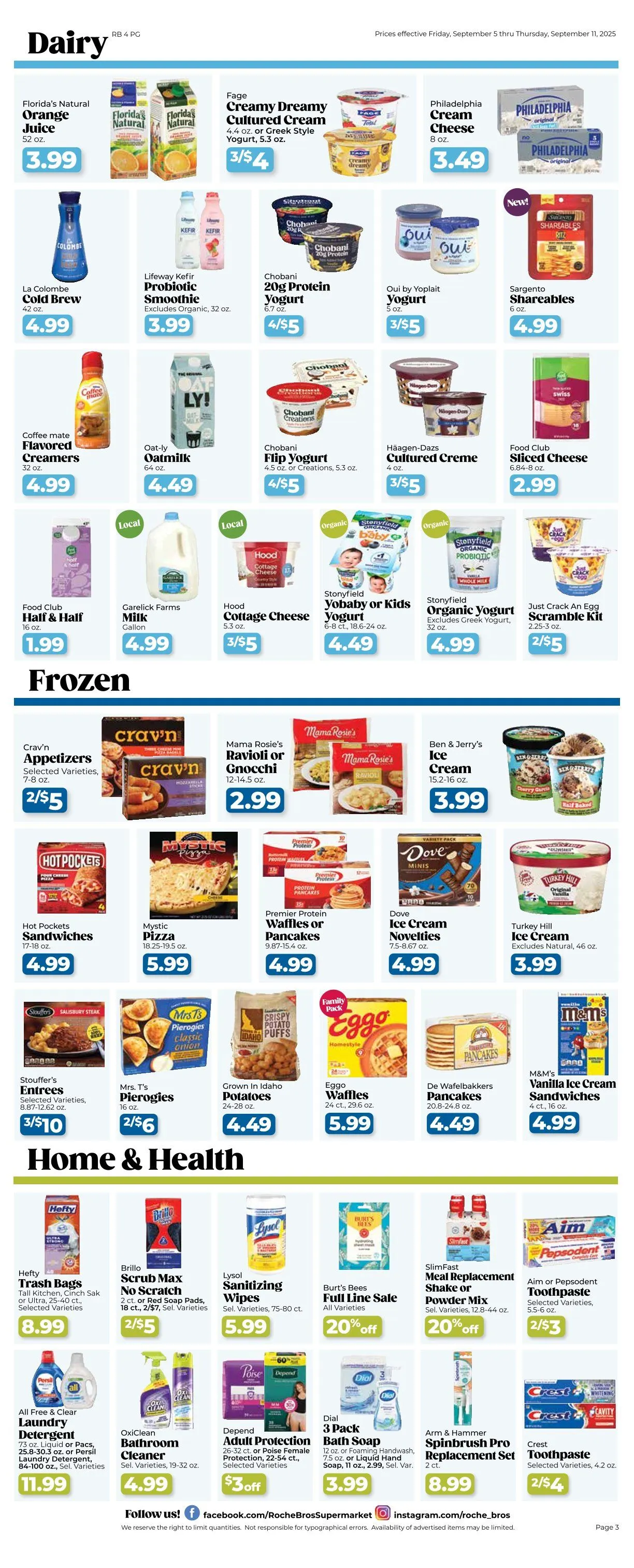 Weekly ad Roche Bros. Sales from September 5 to September 11 2025 - Page 3