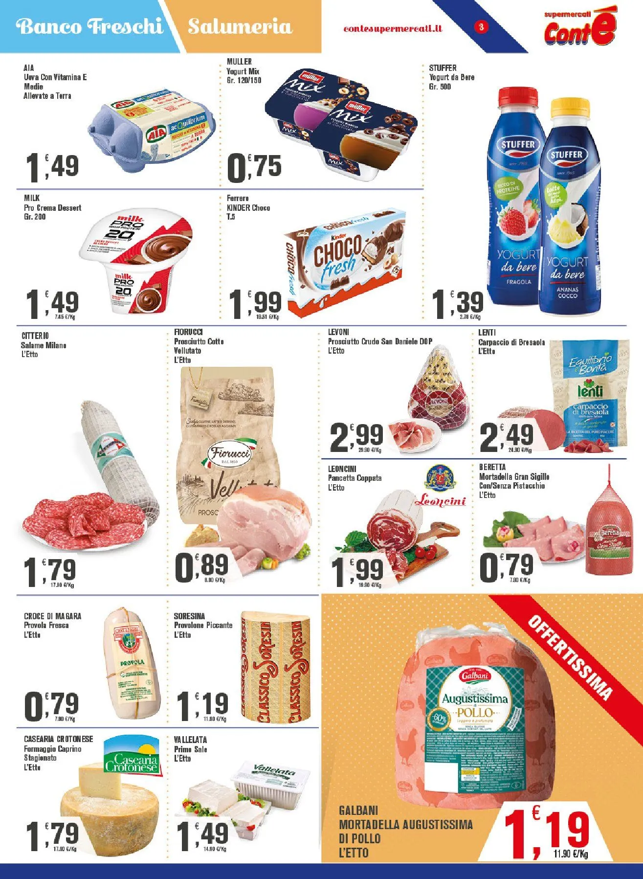 Volantini Conte Supermercati da 10 luglio a 20 luglio di 2025 - Pagina del volantino 3